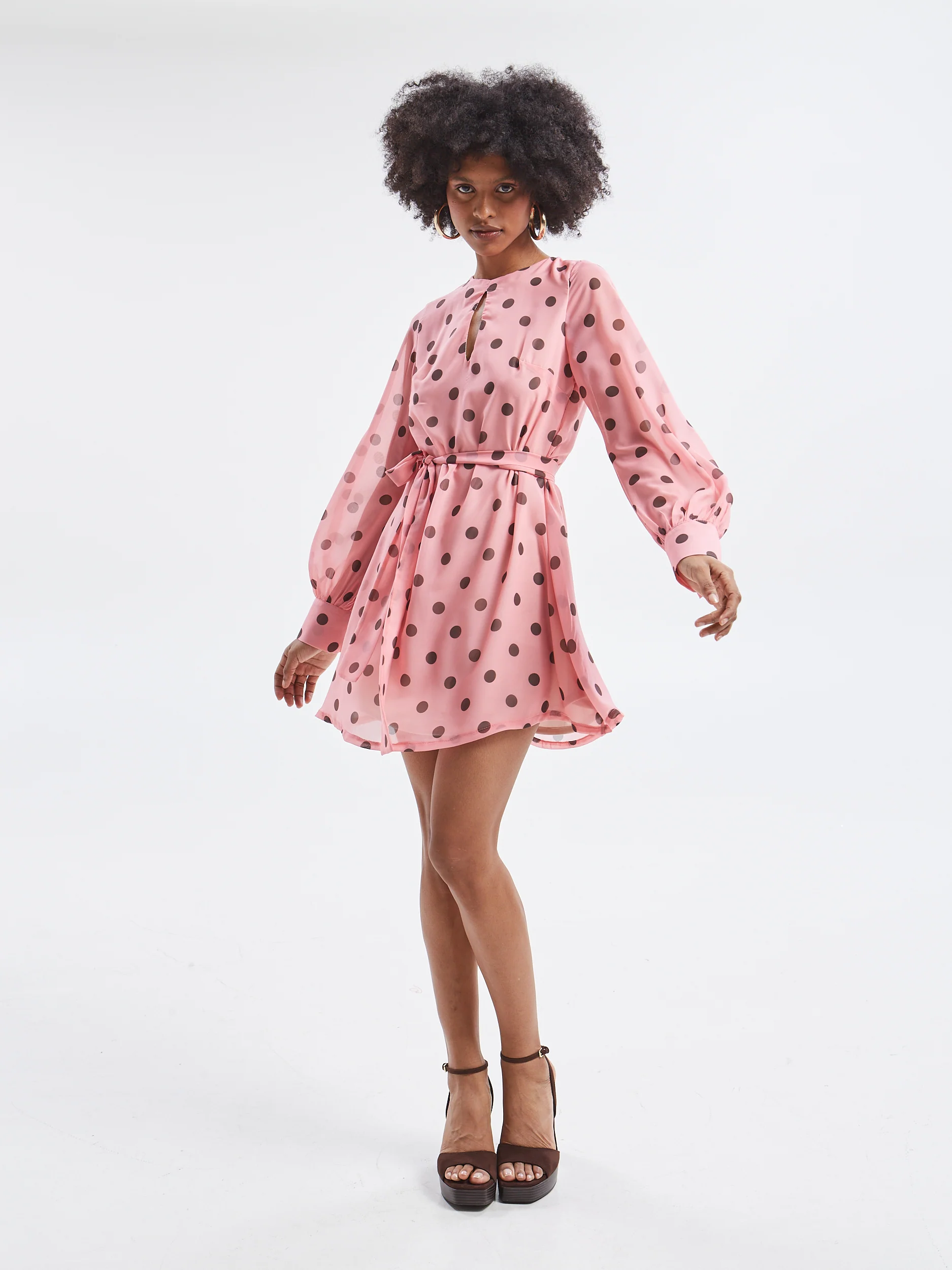 Aelia polka dot mini dress - Image 3