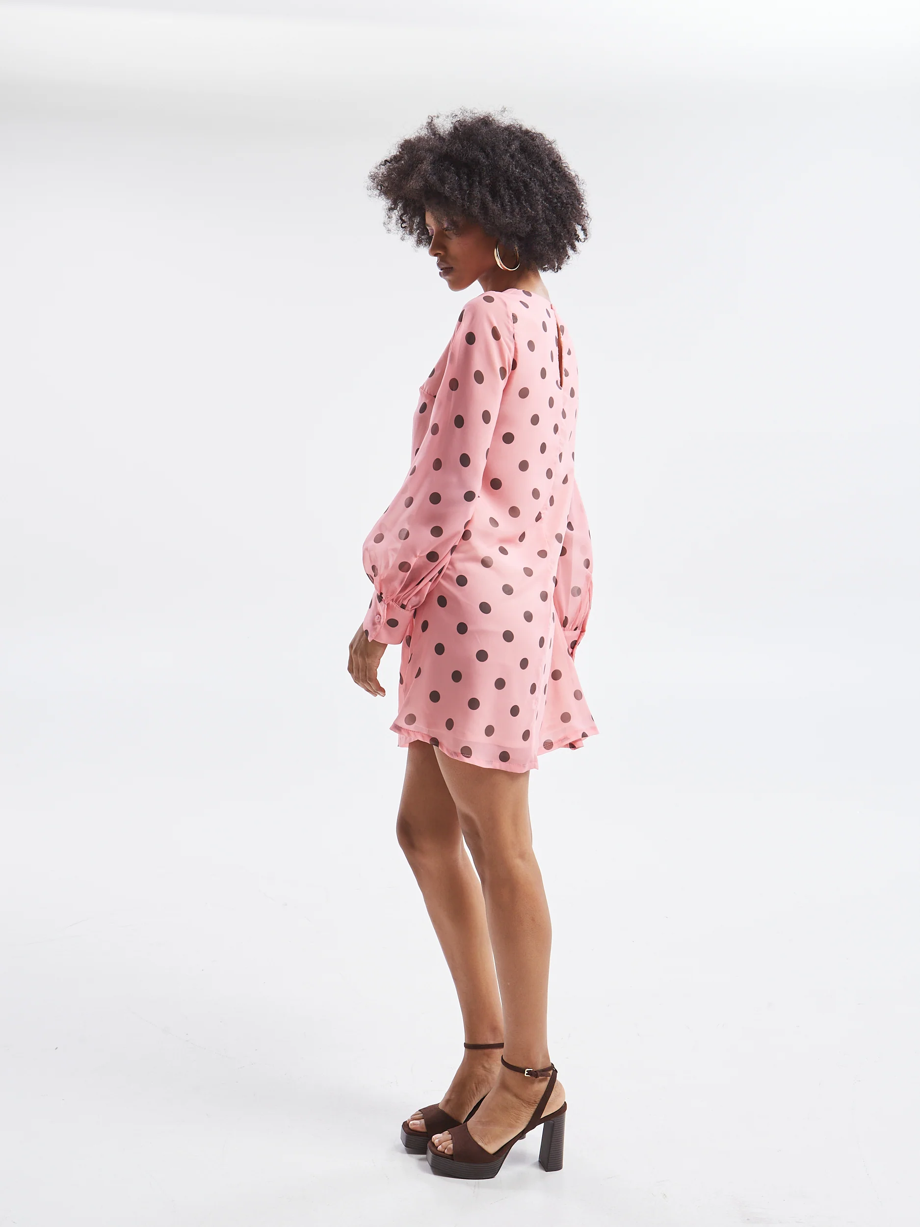 Aelia polka dot mini dress - Image 4
