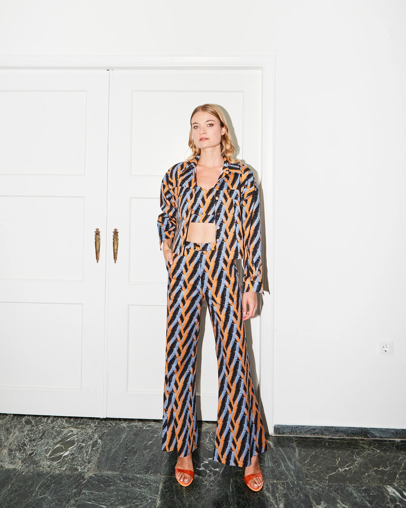 Aemilia cotton printed pants - Image 3