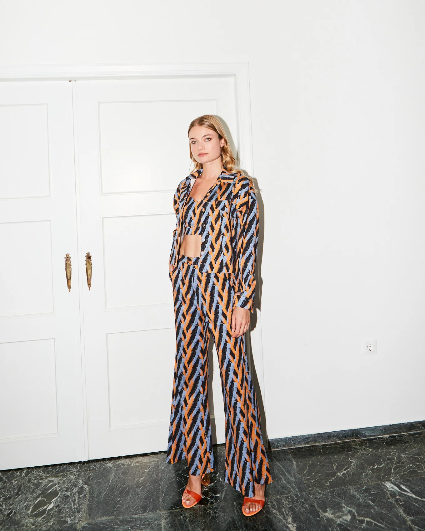 Aemilia cotton printed pants - Image 4