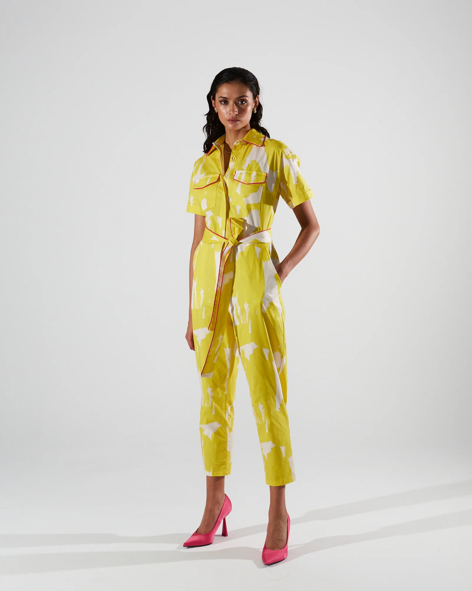 Alena cotton printed jumpsuit - Image 3