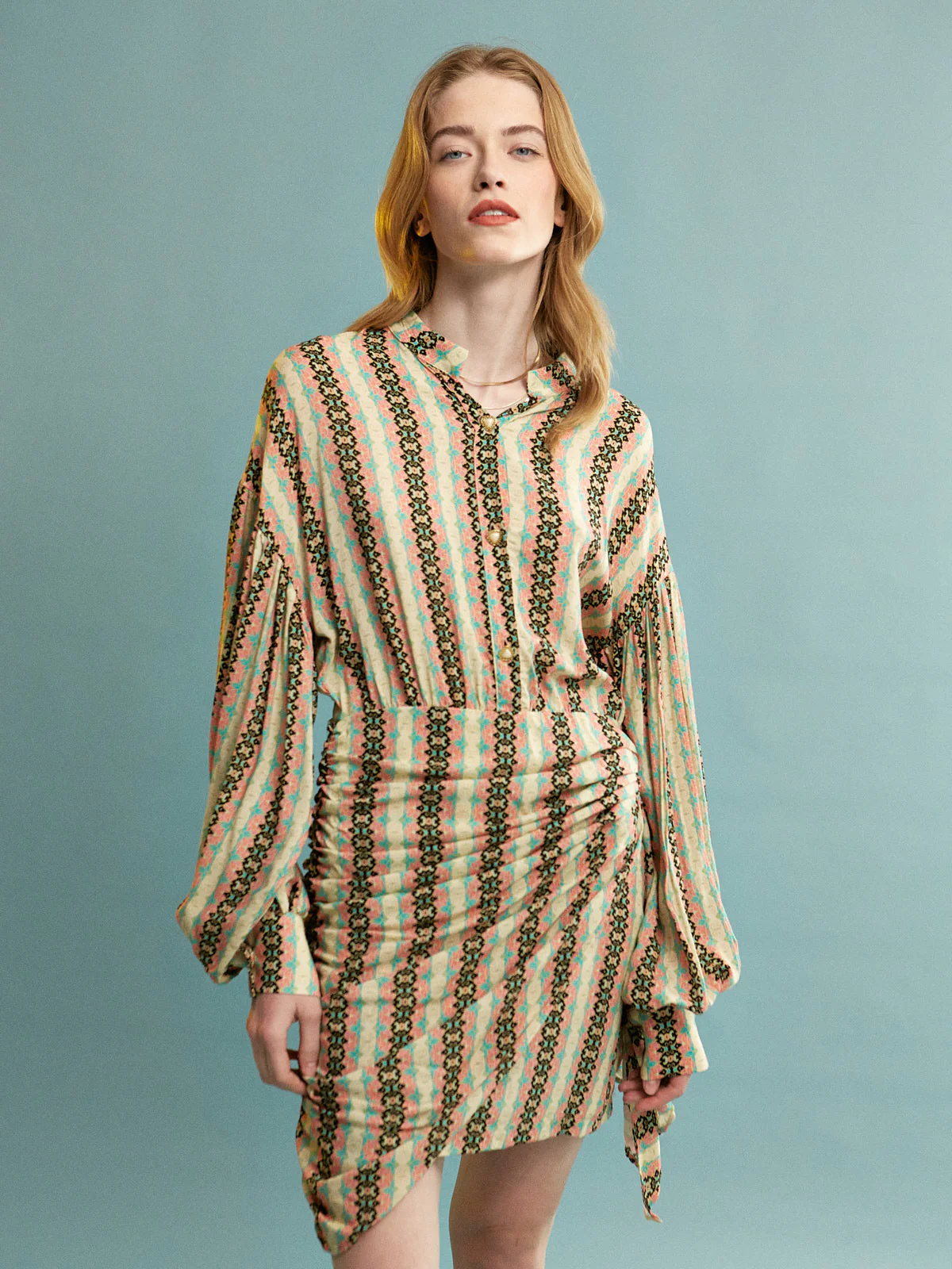 Allison viscose mini dress