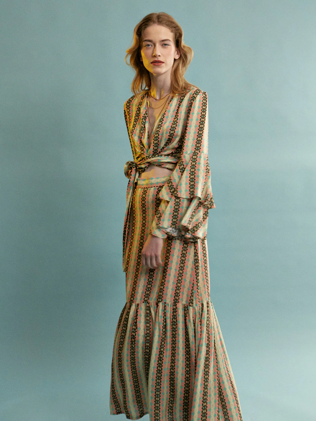 Allison viscose ruffle skirt - Image 2