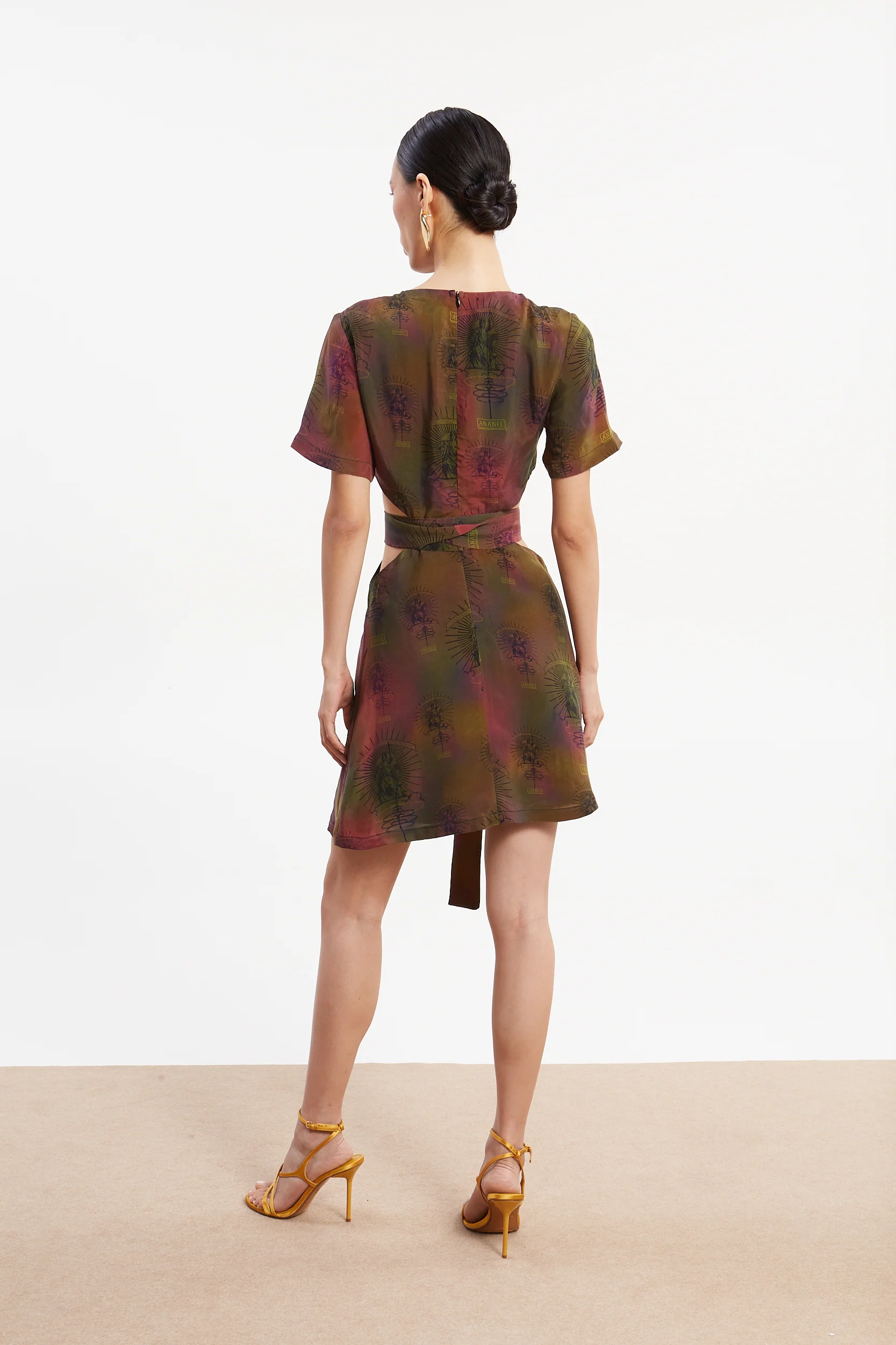 Ananke cupro mini dress - Image 3