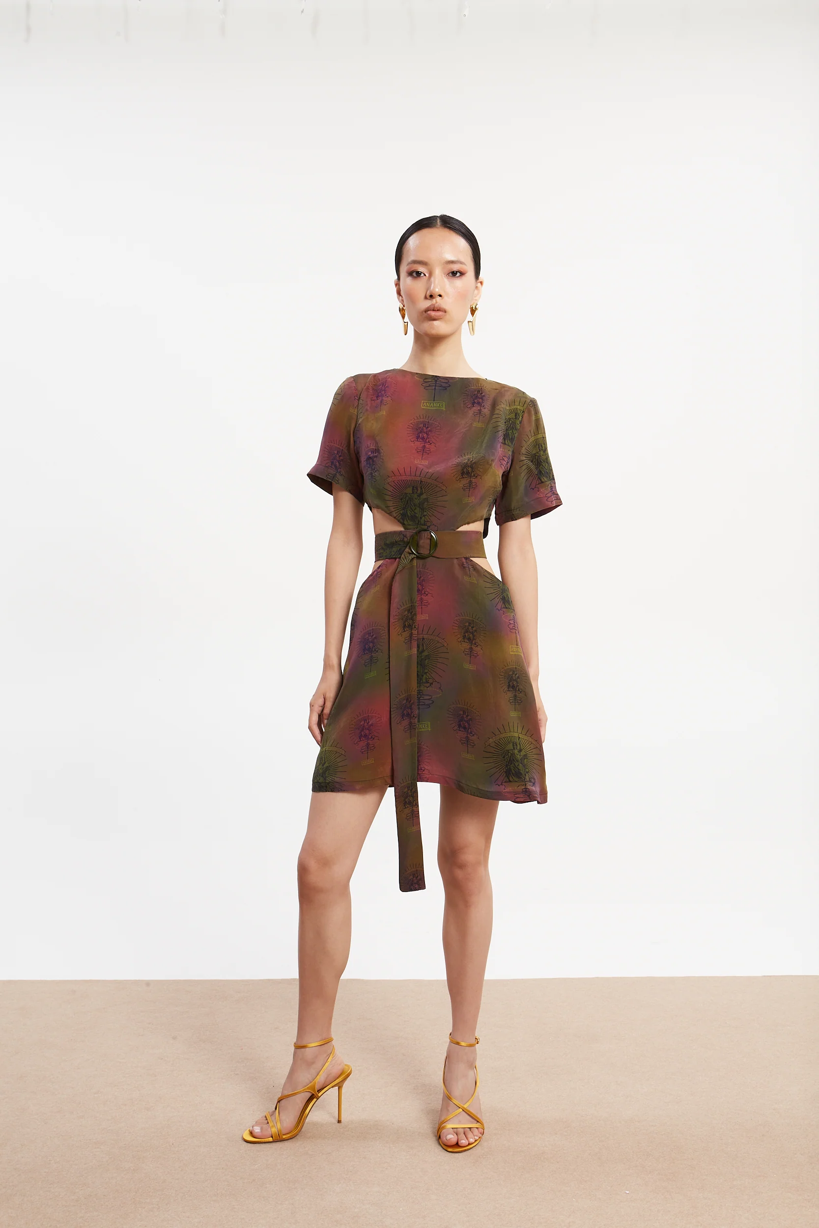 Ananke cupro mini dress - Image 5