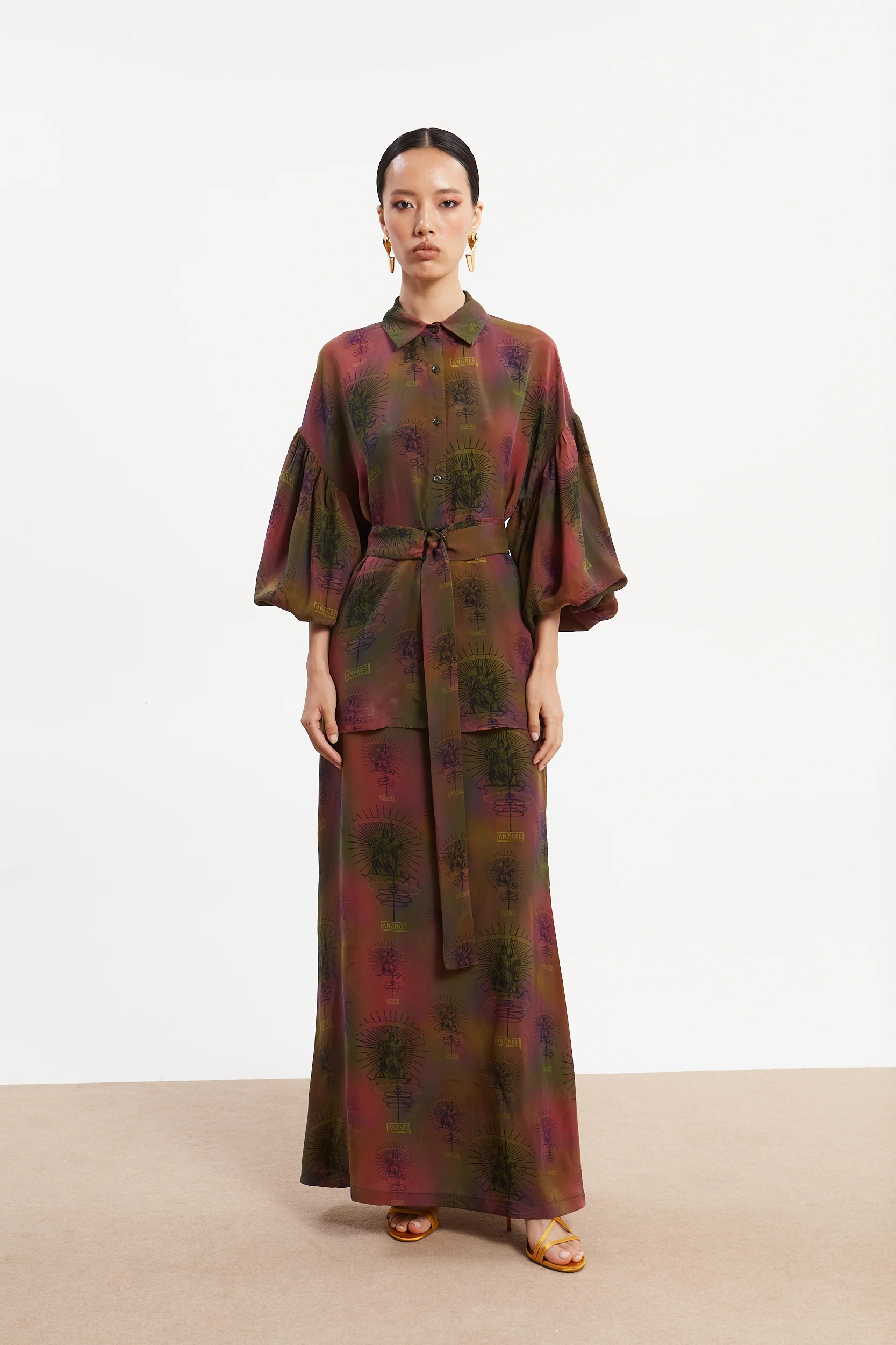 Ananke cupro skirt