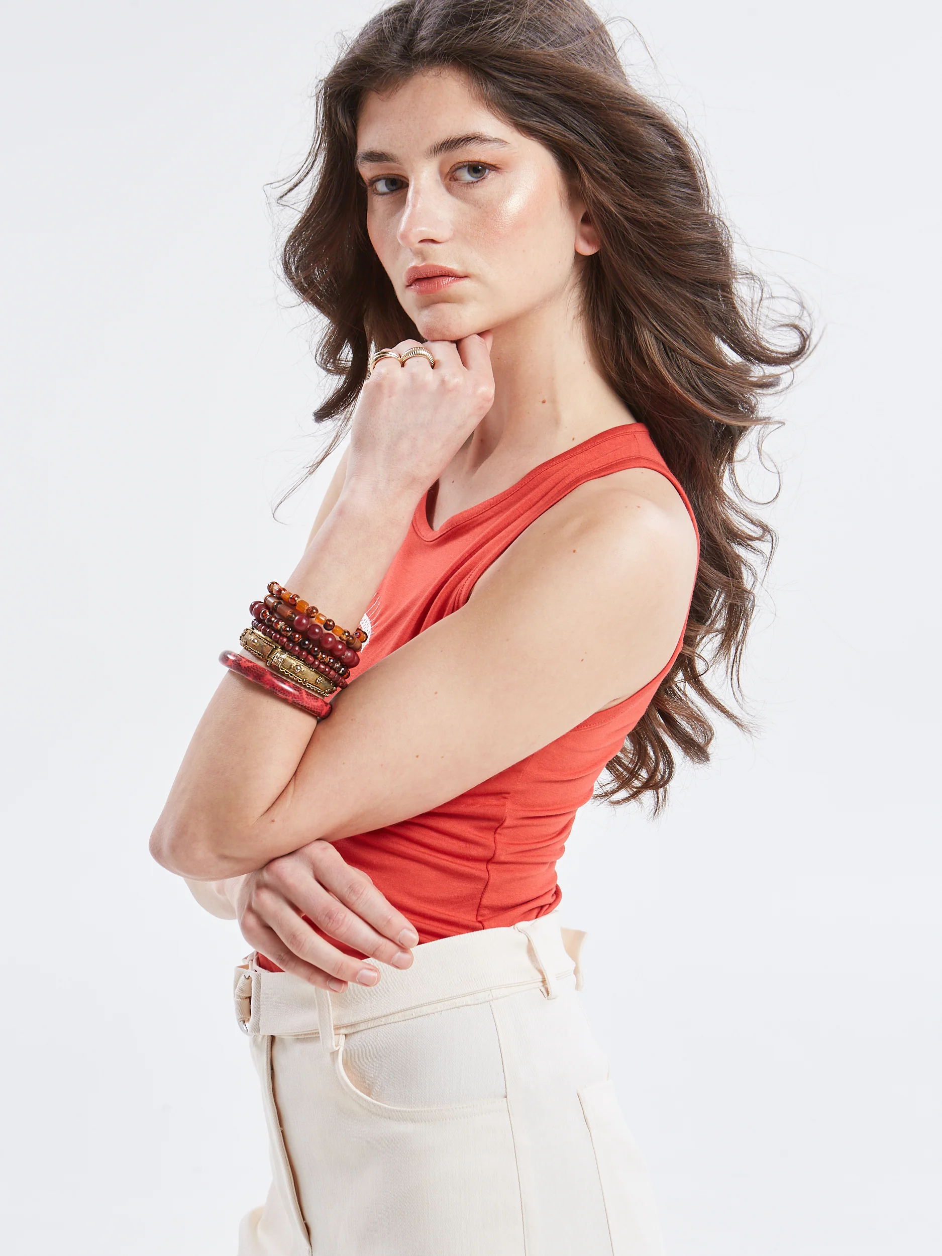 Ananke goddess red tank top - Image 5