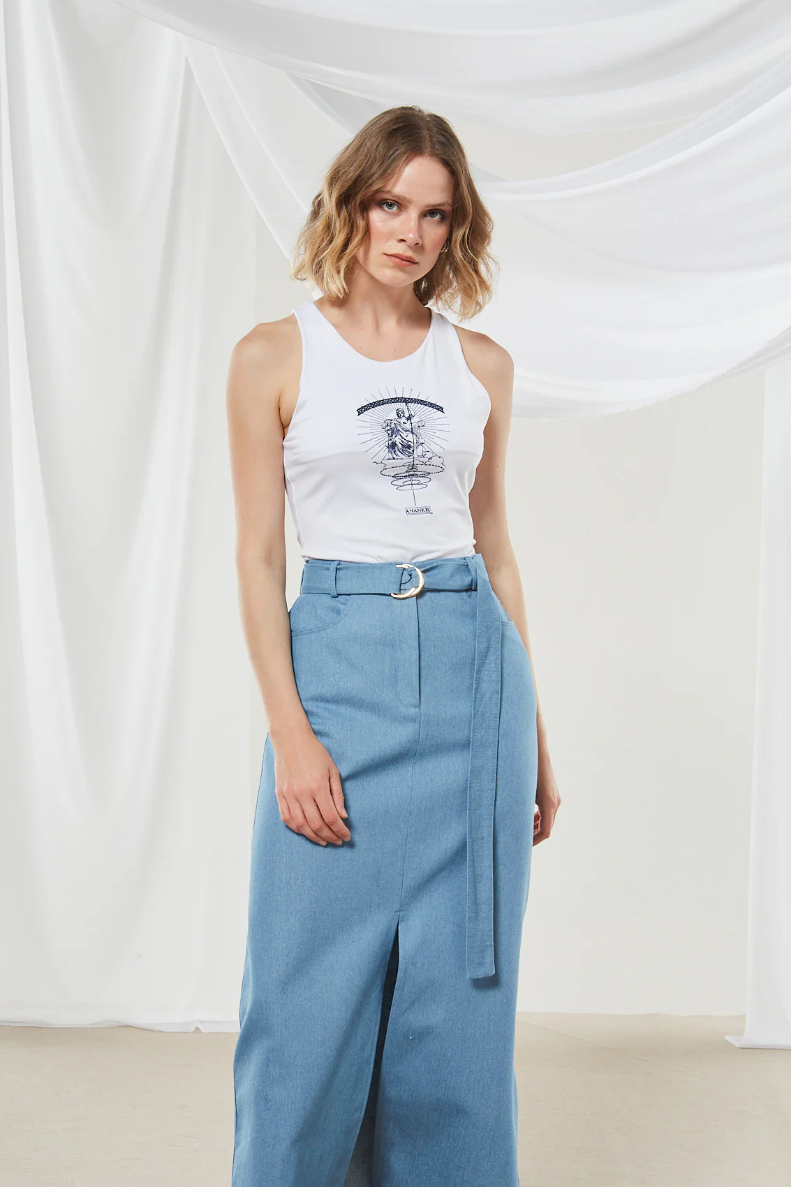 Ananke goddess white top - Image 6