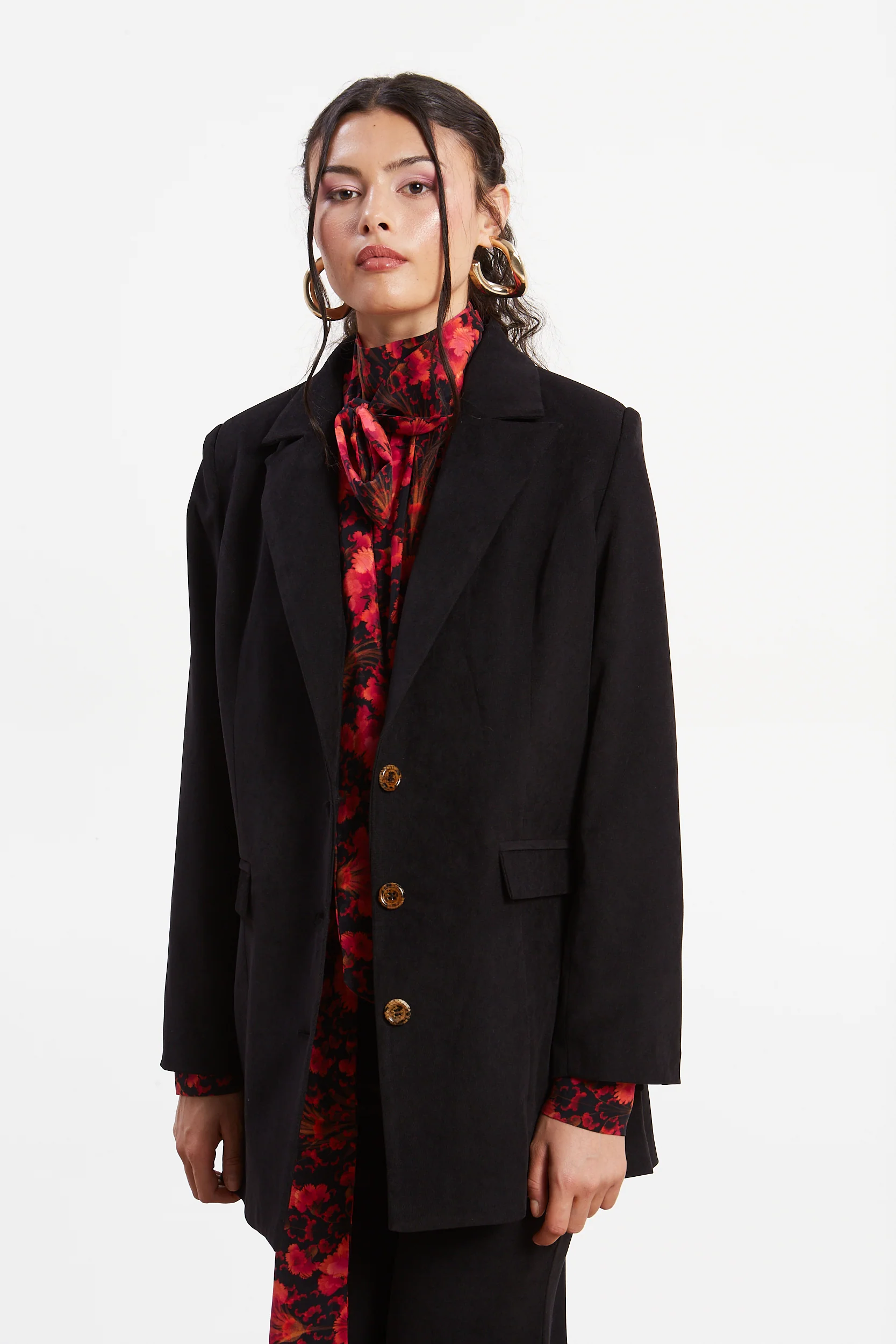 Andrea oversized  black blazer - Image 2