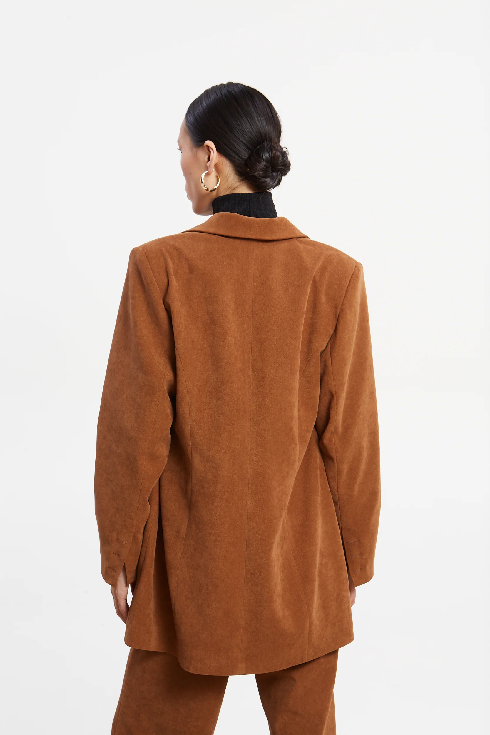 Andrea oversized camel blazer - Image 3