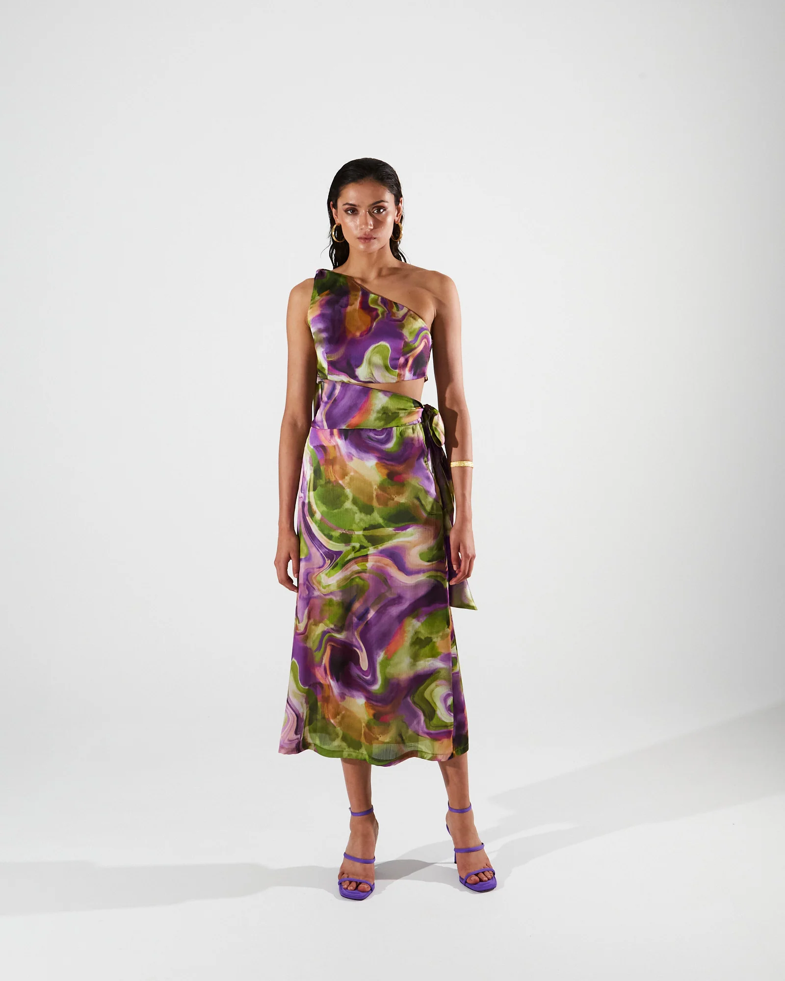 Ari one shoulder printed top - Image 4