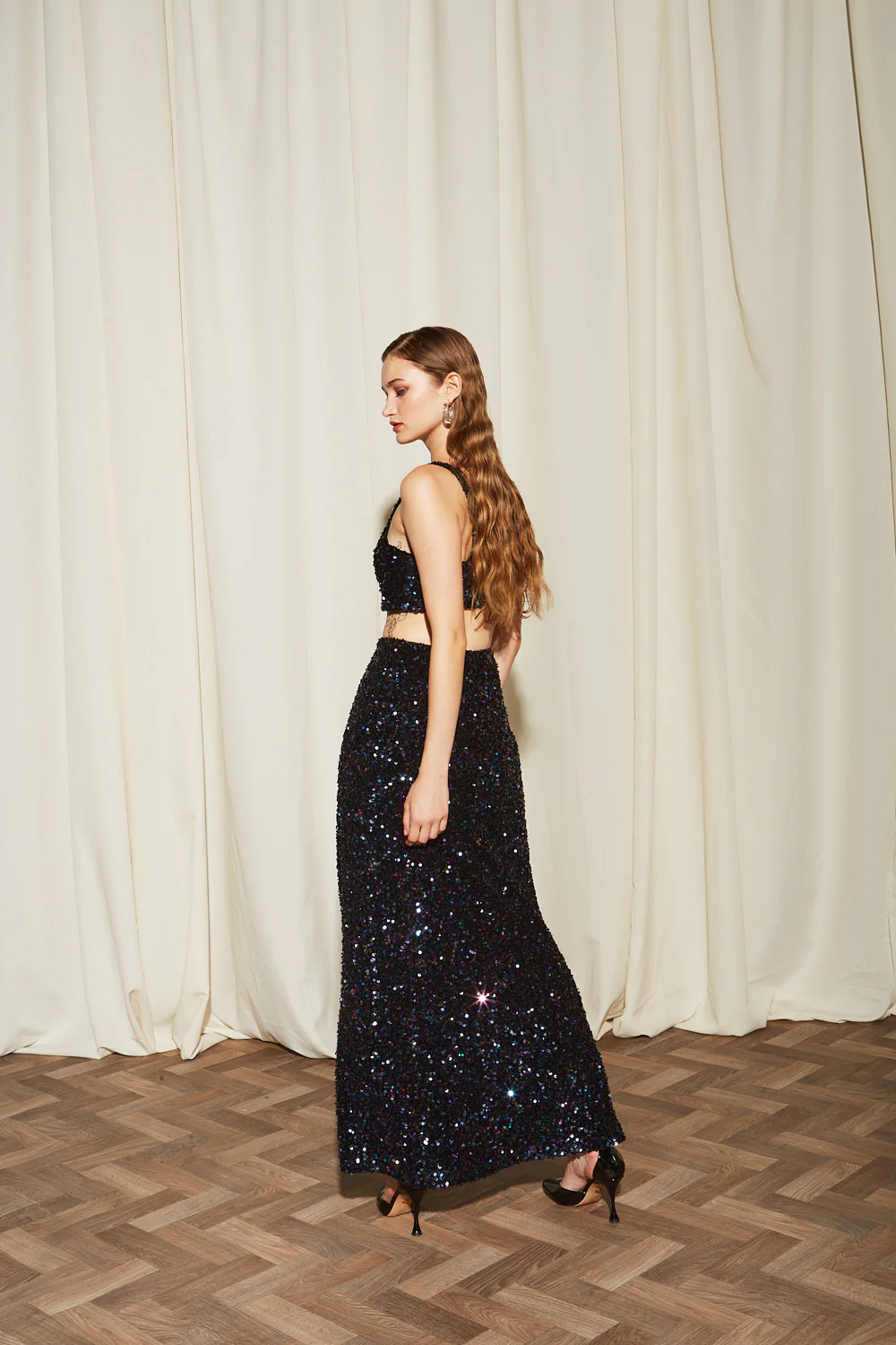 Aria sequin crop top - Image 3