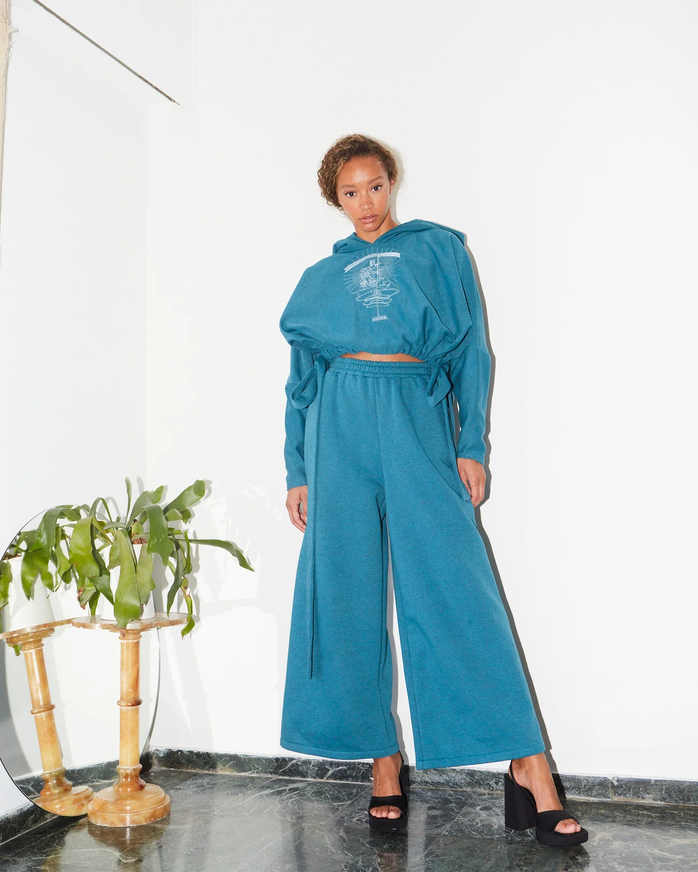 Athena petrol sweatpants - Image 2