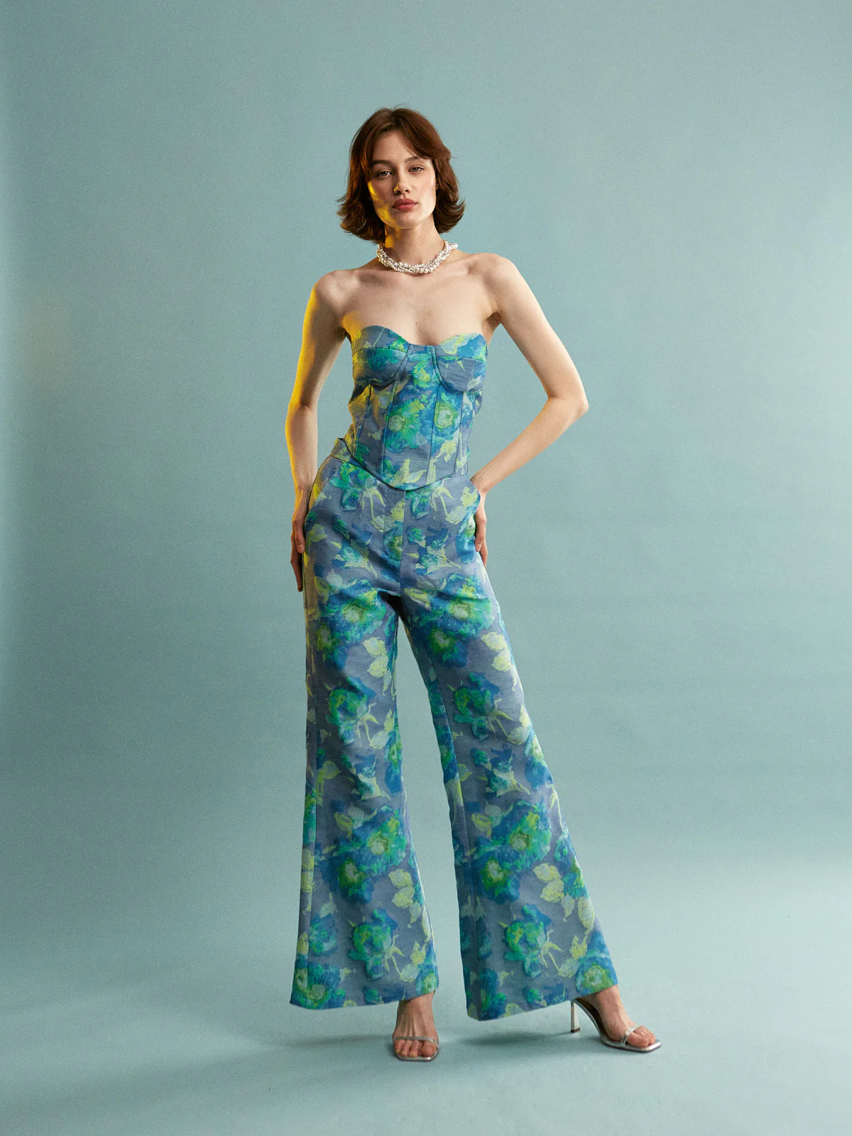 Aurora floral corset top - Image 2