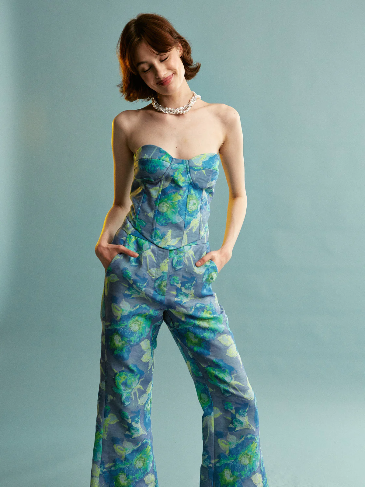 Aurora floral corset top - Image 3