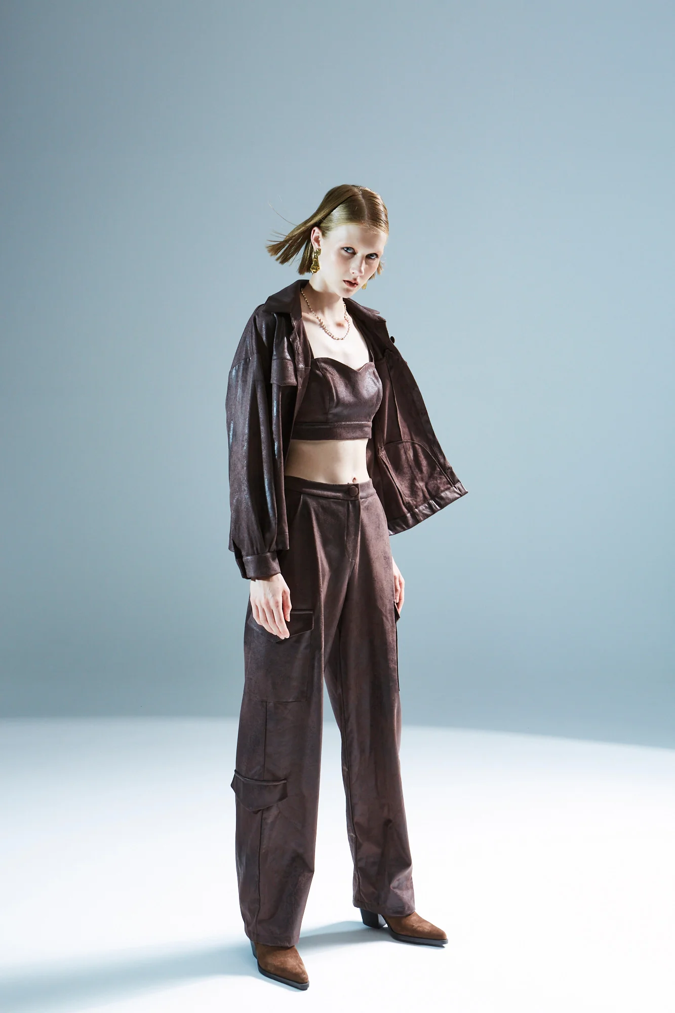Cameron brown bustier top - Image 3