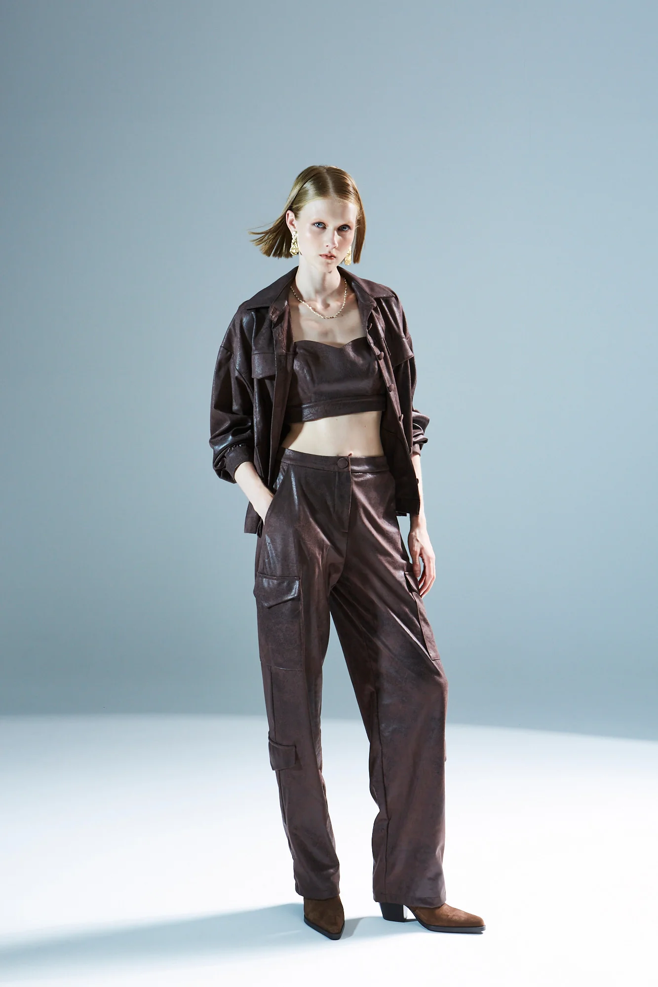 Cameron brown bustier top - Image 4