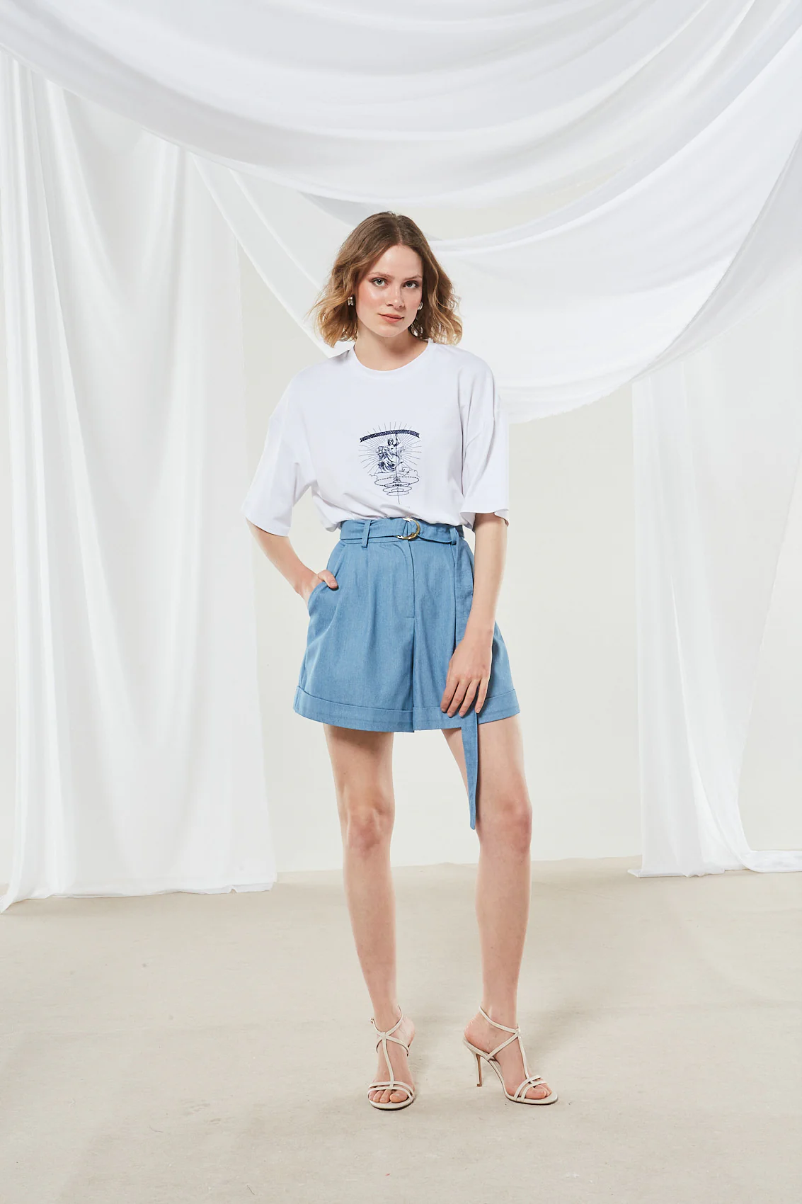 Cassia denim shorts - Image 10