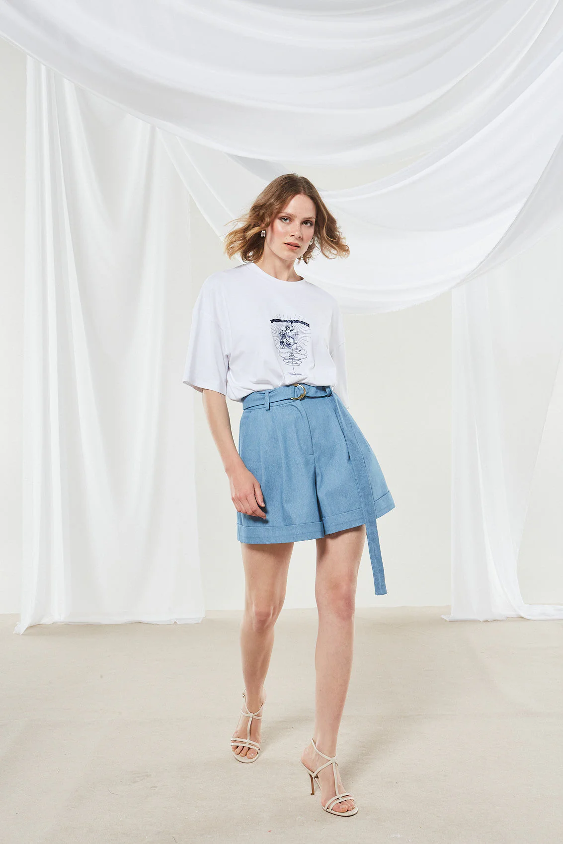 Cassia denim shorts - Image 5