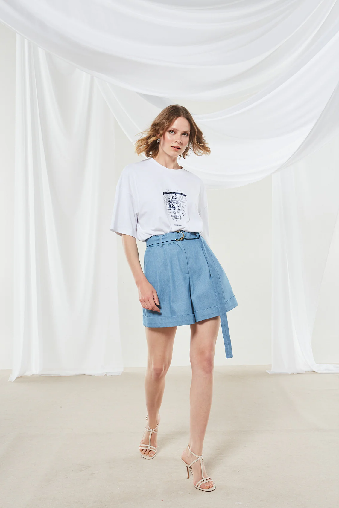 Cassia denim shorts - Image 9