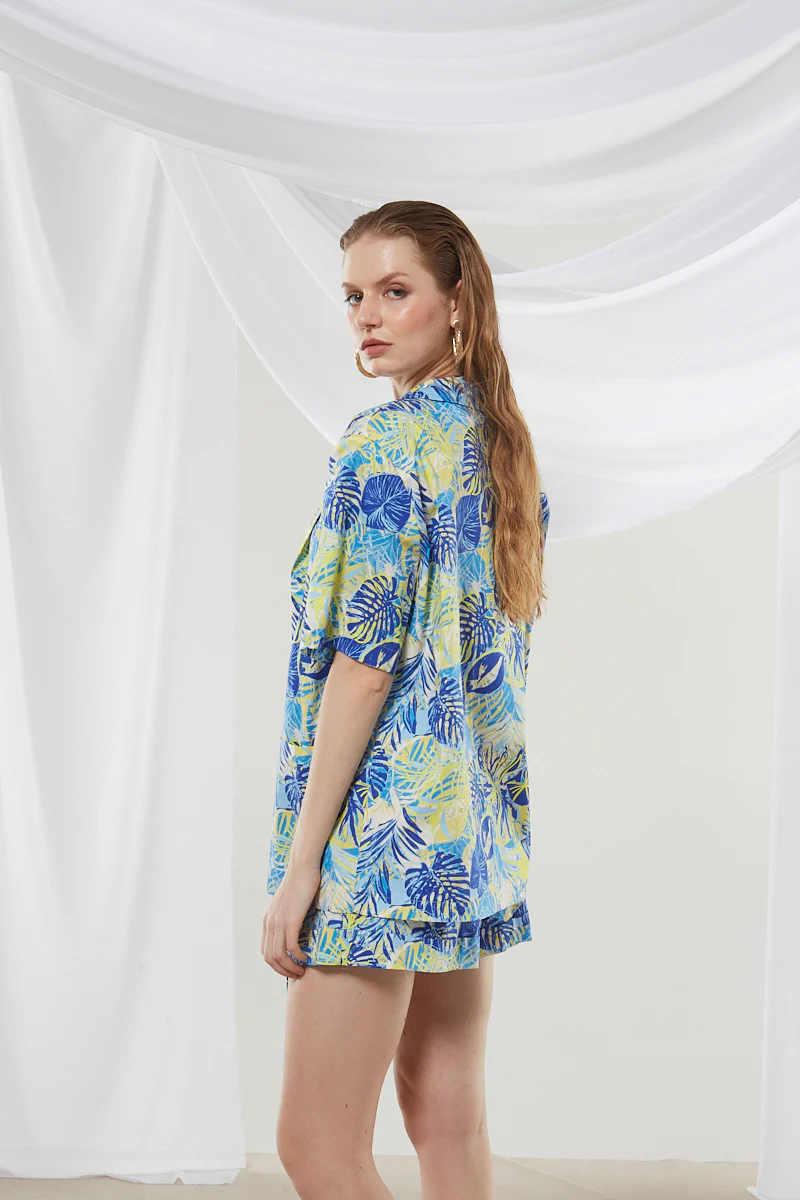 Chloe cotton short sleeve blazer - Image 2