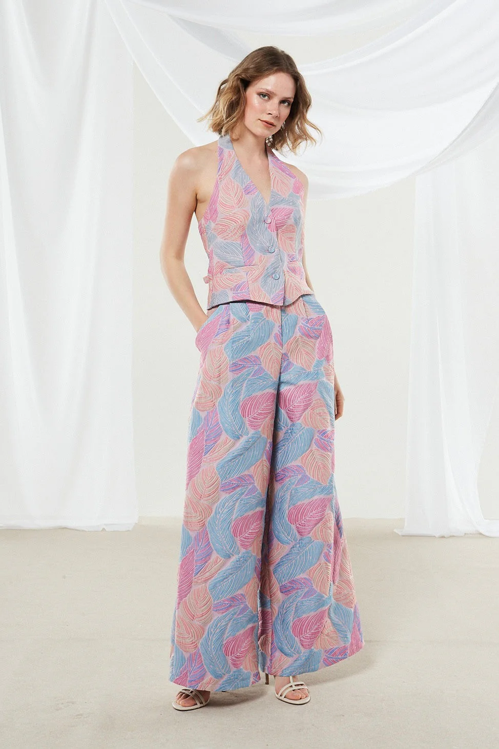 Clementine brocade pants