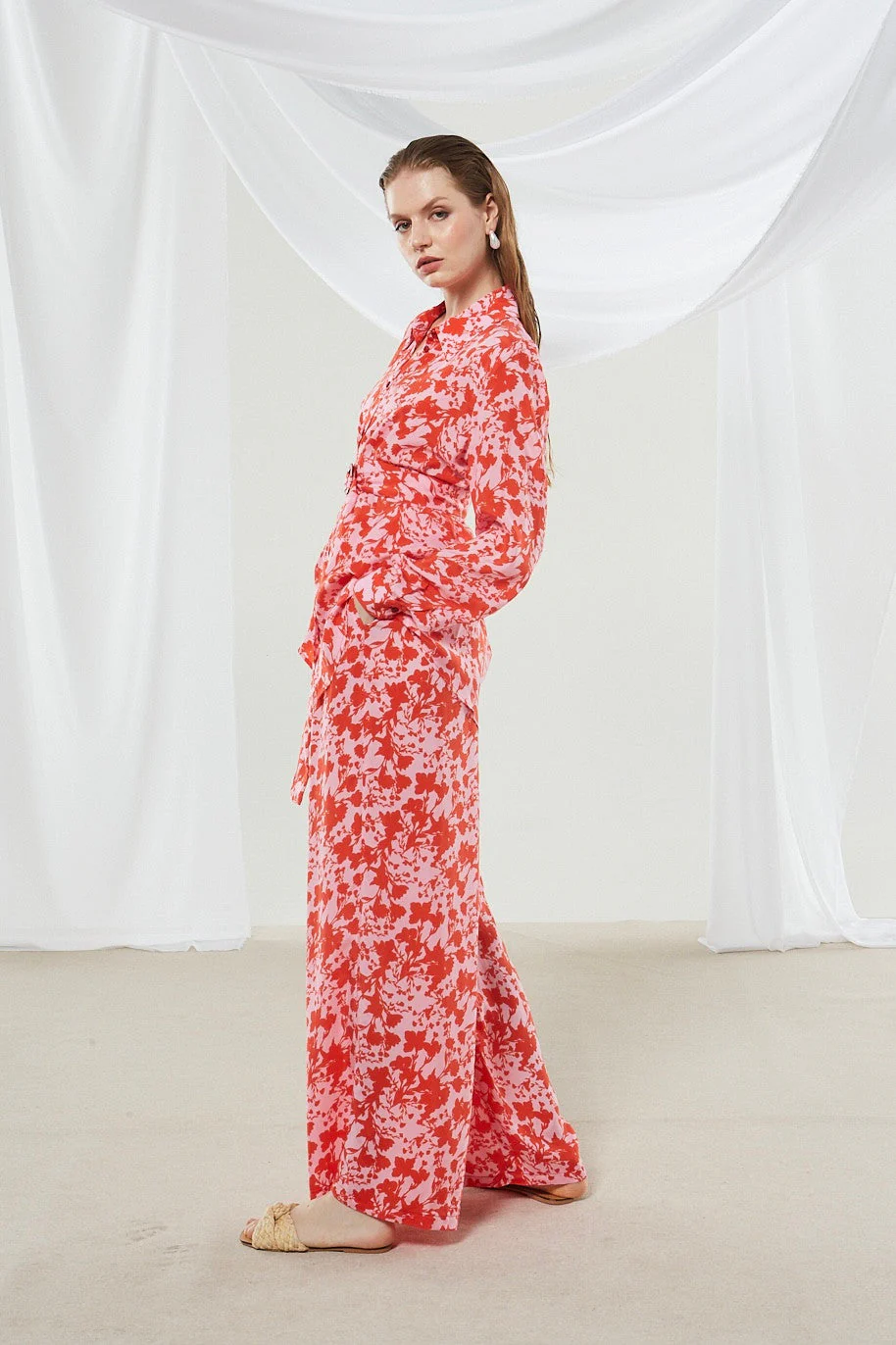 Dahlia cupro printed pants - Image 4