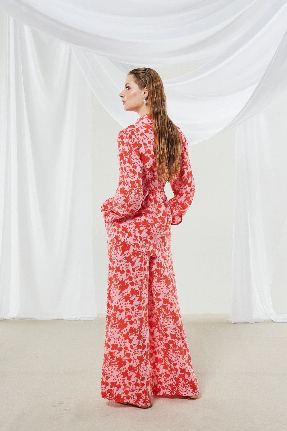 Dahlia cupro printed pants - Image 5