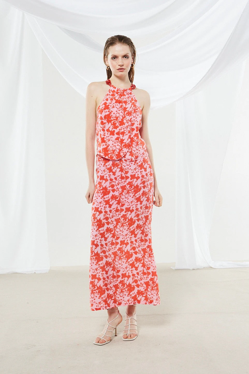 Dahlia cupro printed skirt - Image 4