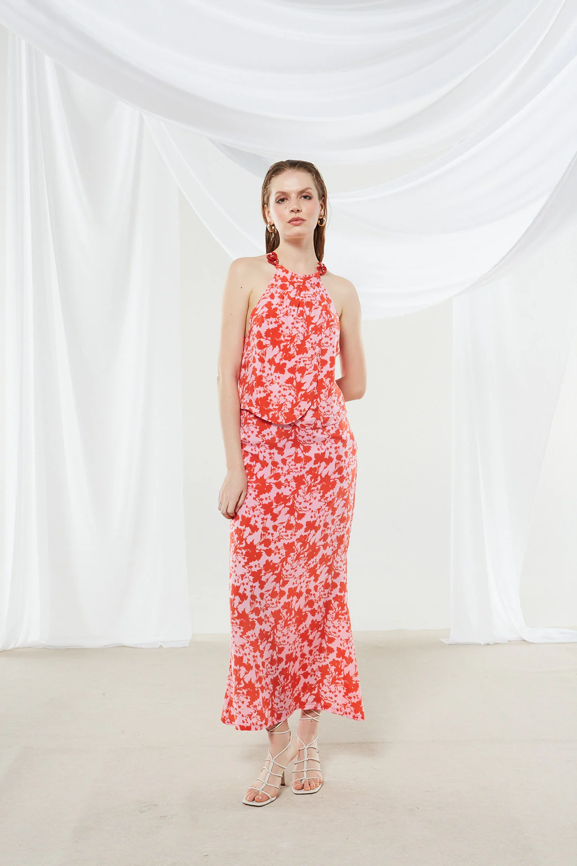 Dahlia cupro printed skirt - Image 6