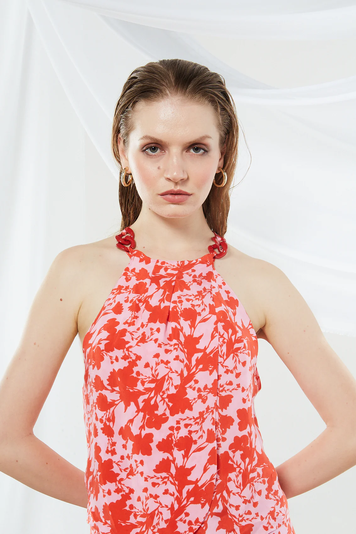 Dahlia cupro printed top - Image 5