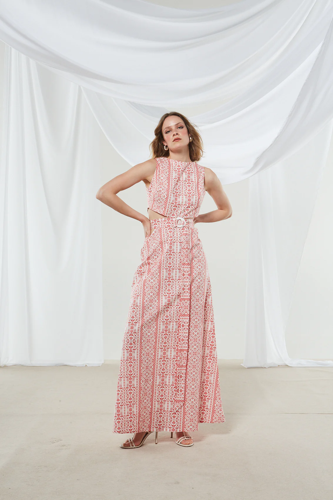 Daisy cotton cut out dress
