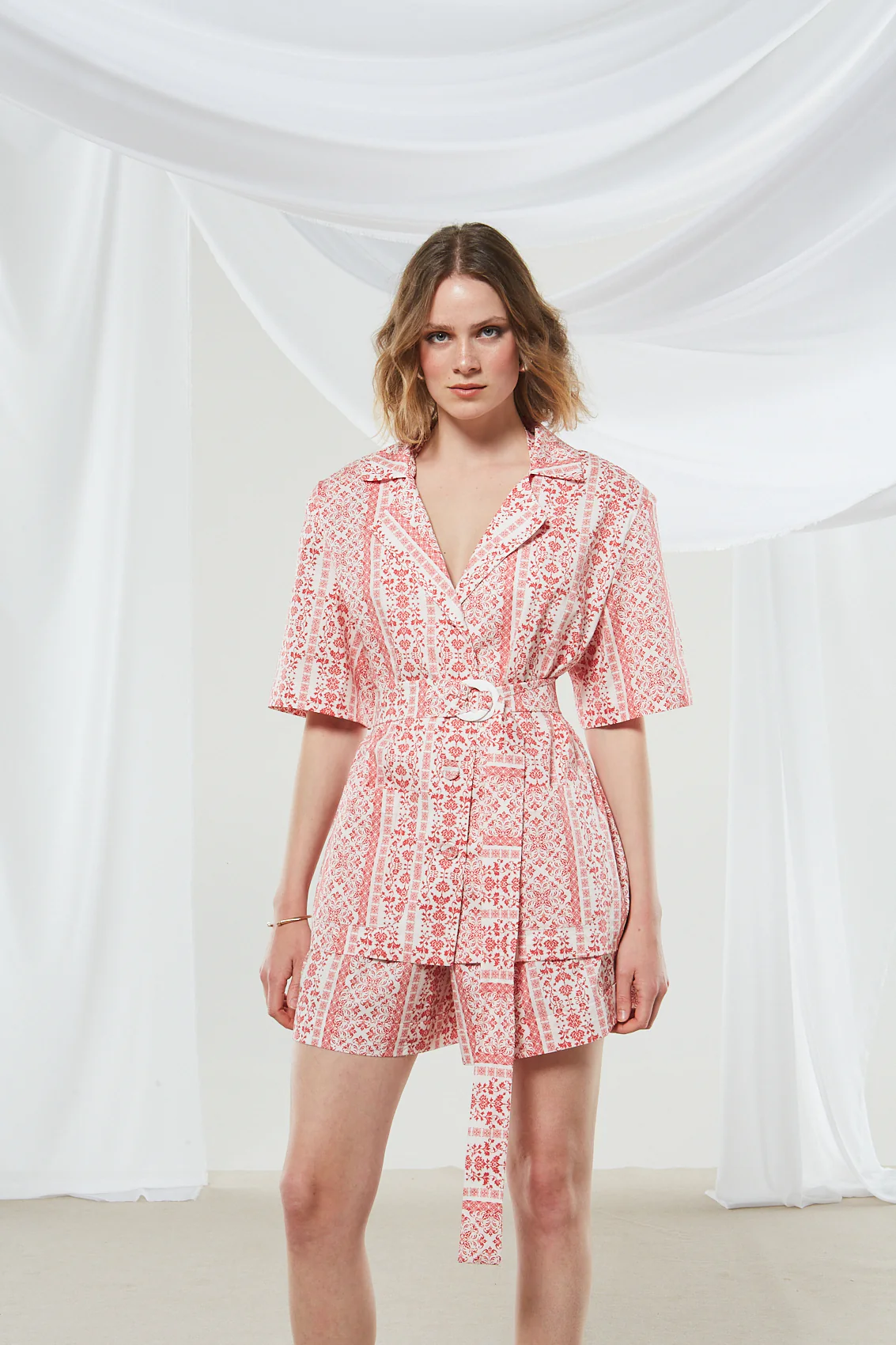 Daisy cotton short sleeve blazer - Image 3