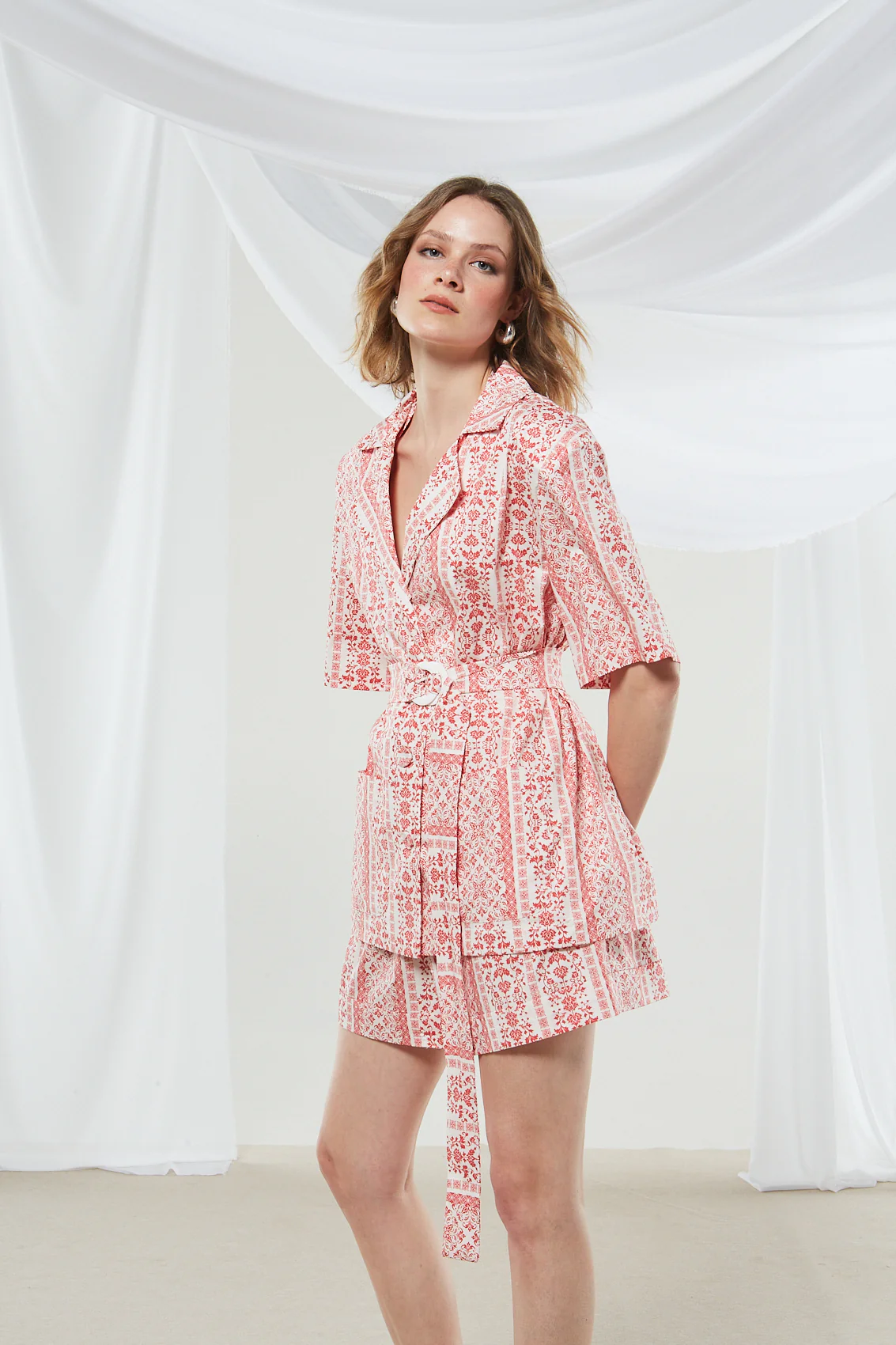 Daisy cotton short sleeve blazer - Image 4