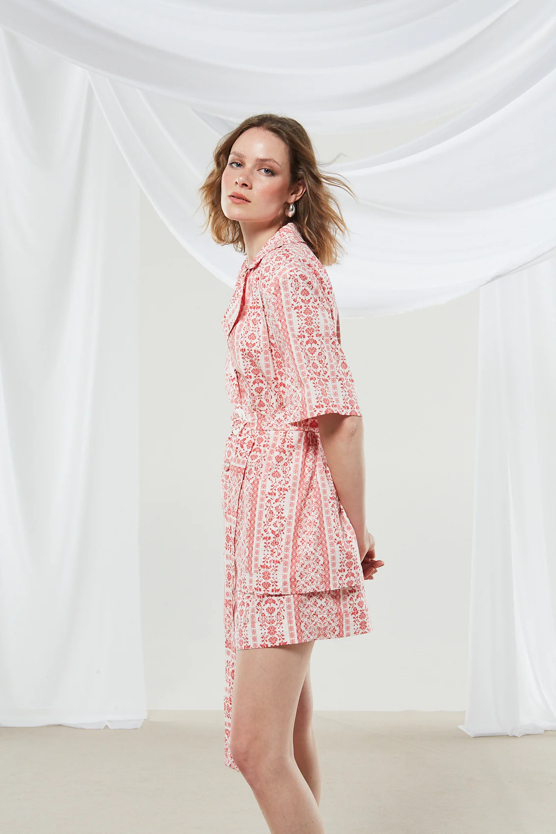 Daisy cotton short sleeve blazer - Image 5