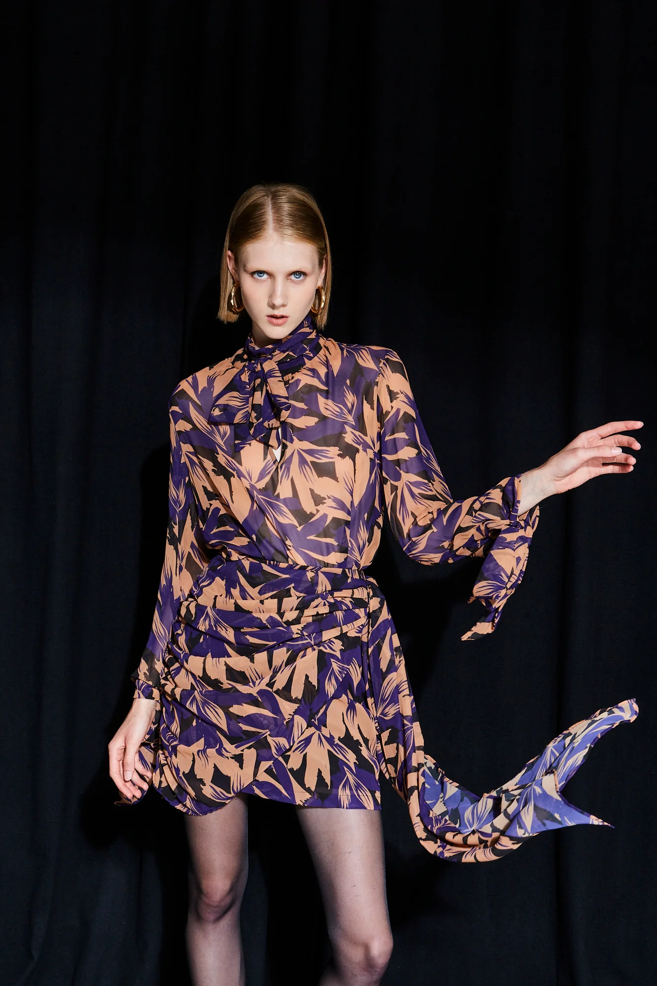 Daniela floral printed skirt - Image 5