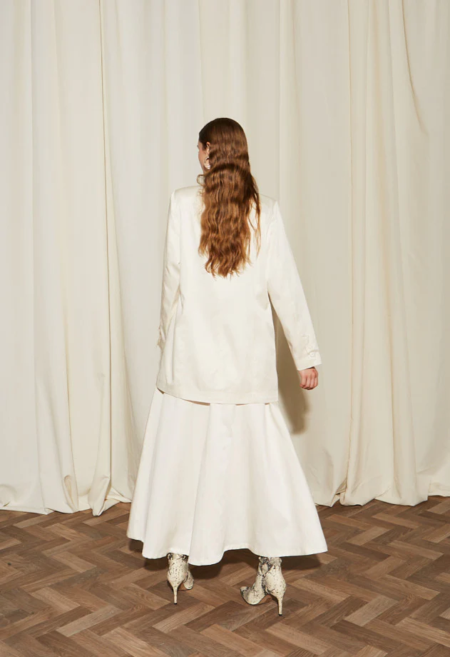 Della tencel ecru skirt - Image 5