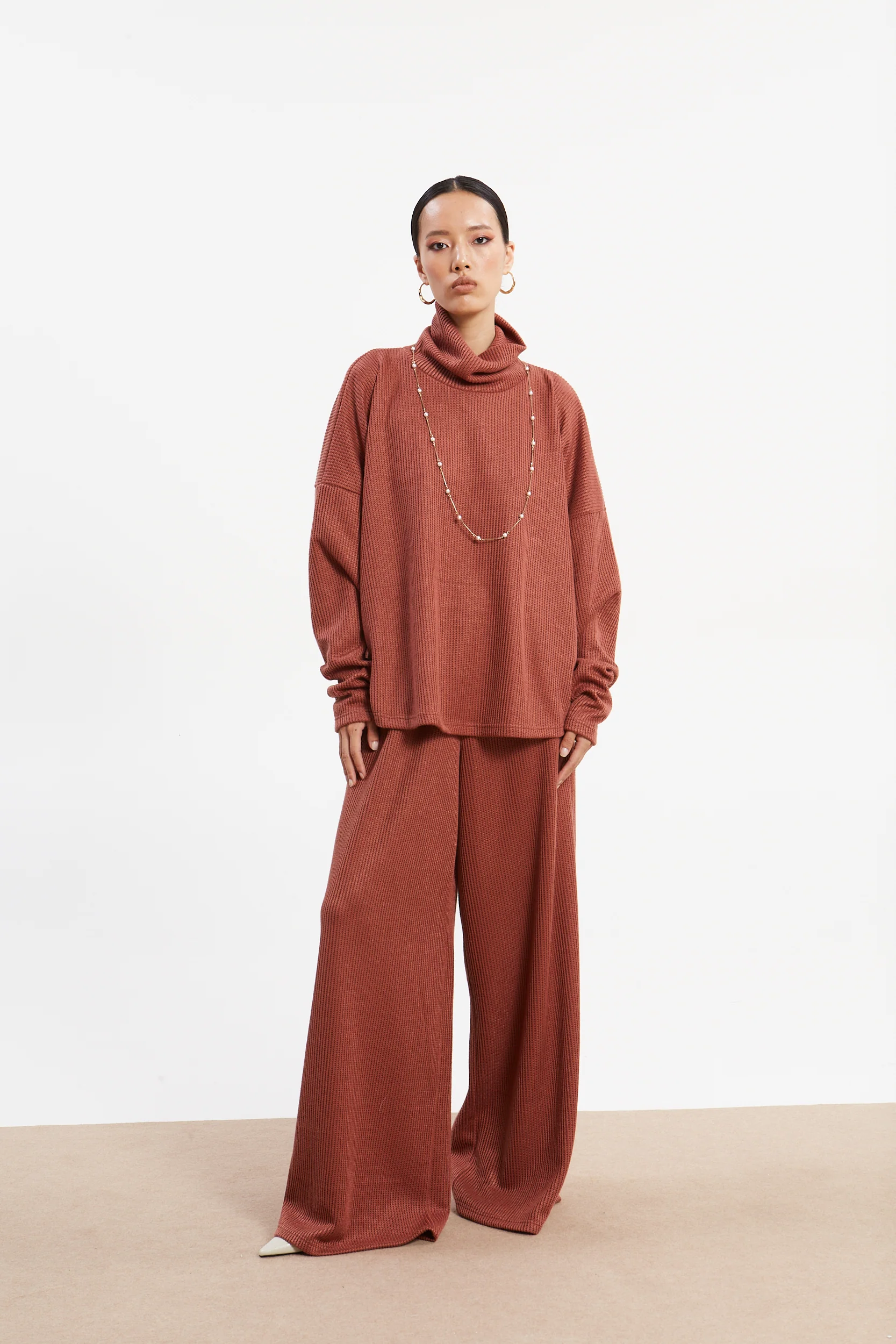 Dorothy dusty pink sweater - Image 2