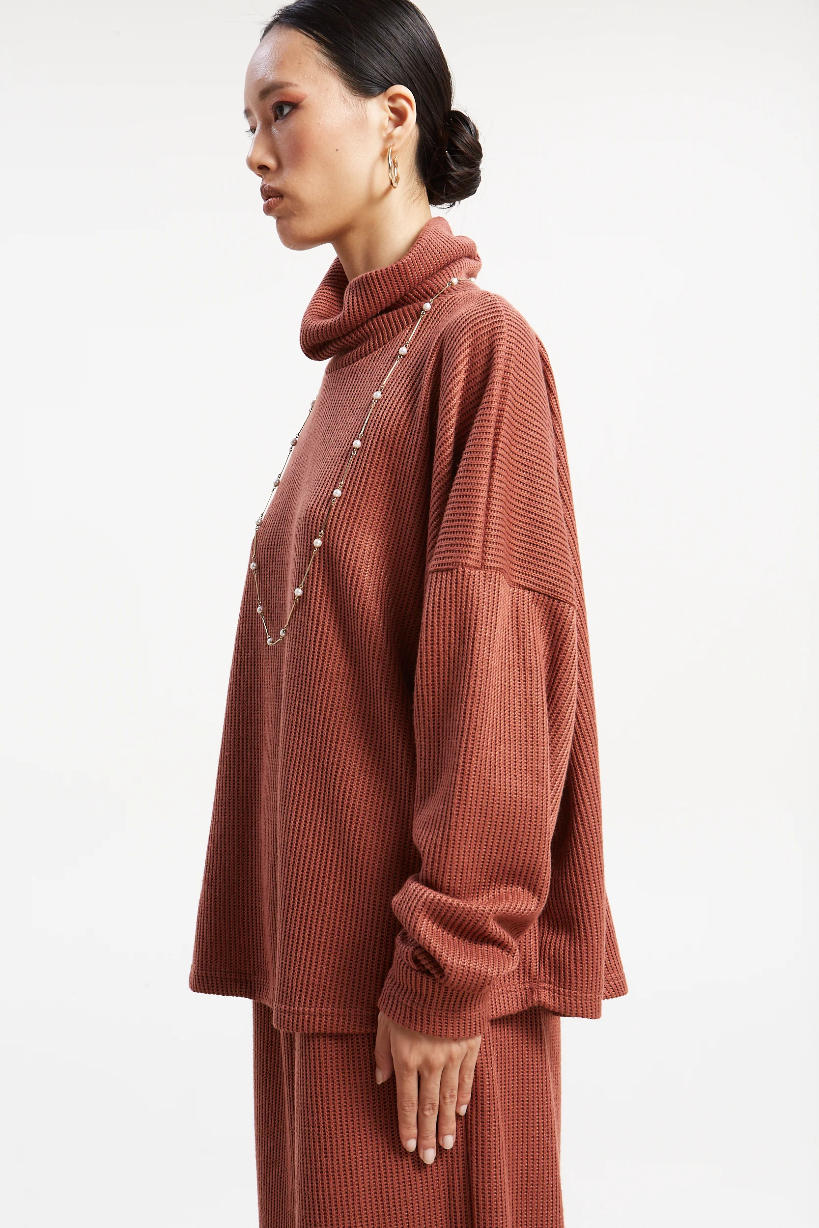 Dorothy dusty pink sweater - Image 5