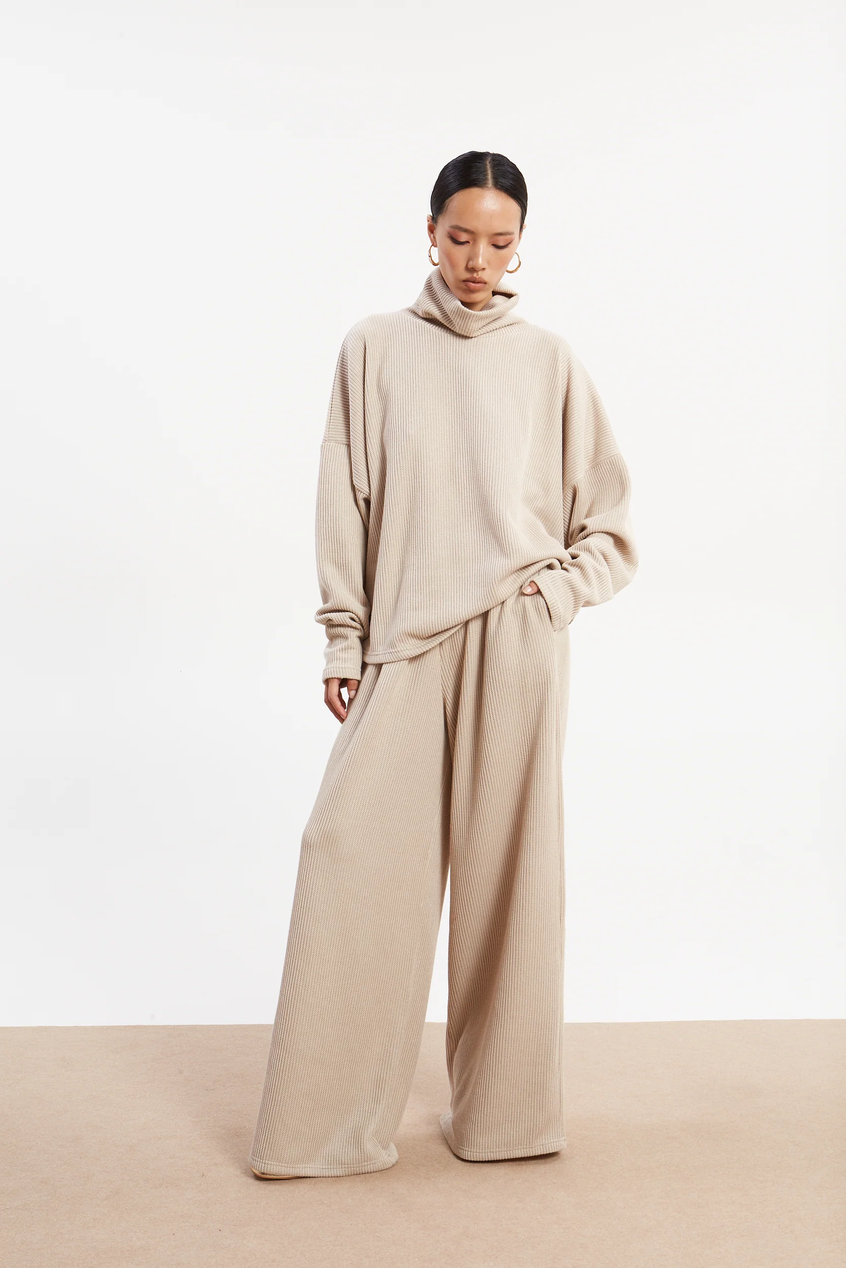 Dorothy knitted ecru pants - Image 3