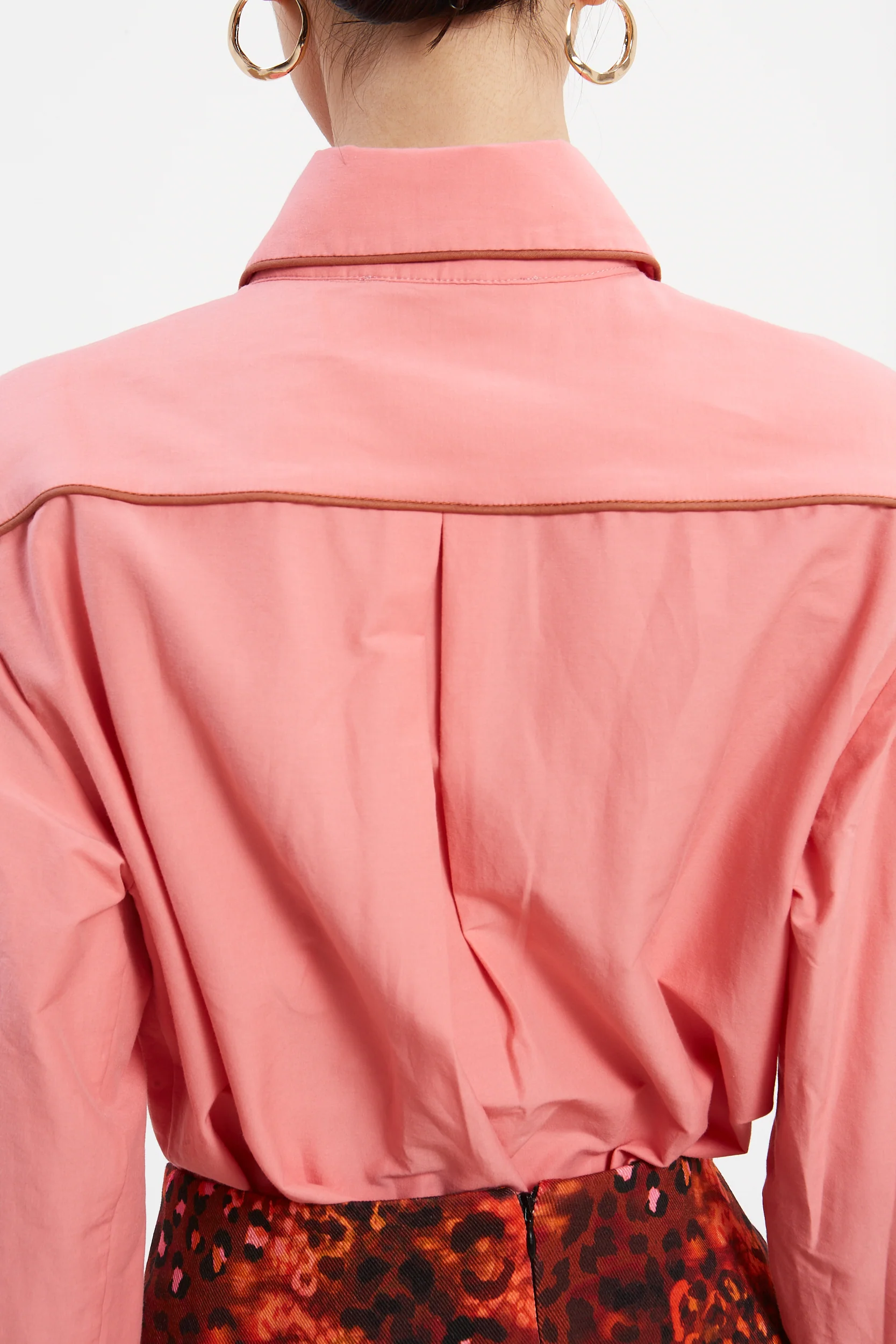 Ellen poplin pink shirt - Image 5