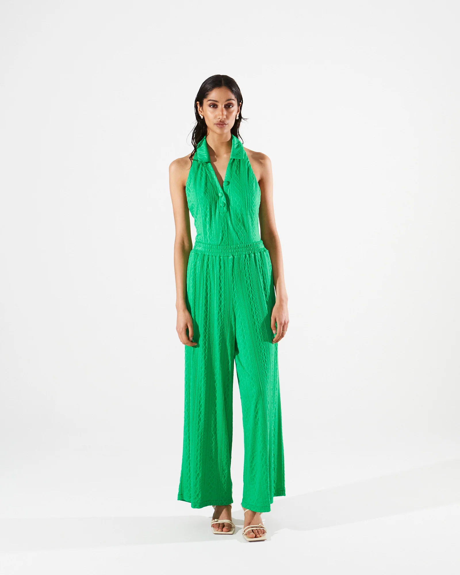 Eloise knitted green pants