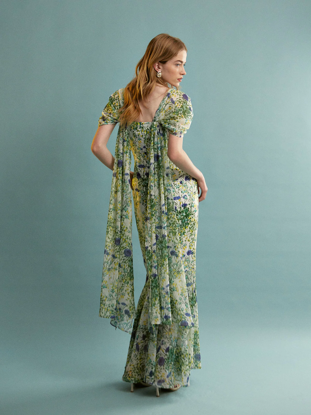 Erin floral maxi dress - Image 5