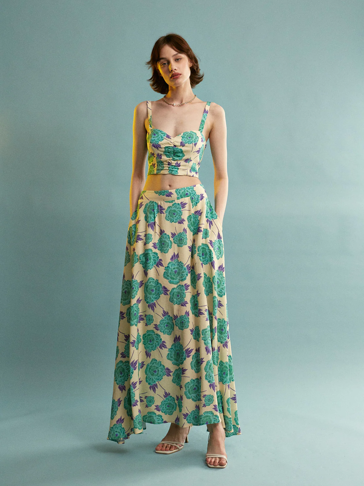 Esme viscose cropped top - Image 3