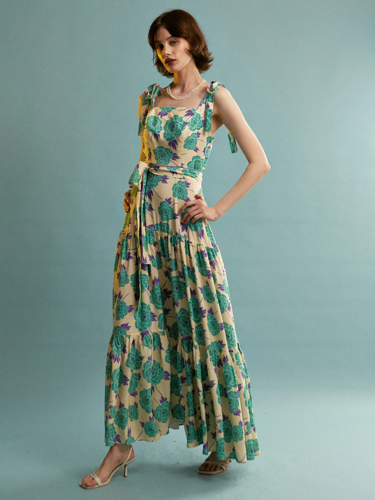 Esme viscose ruffle dress