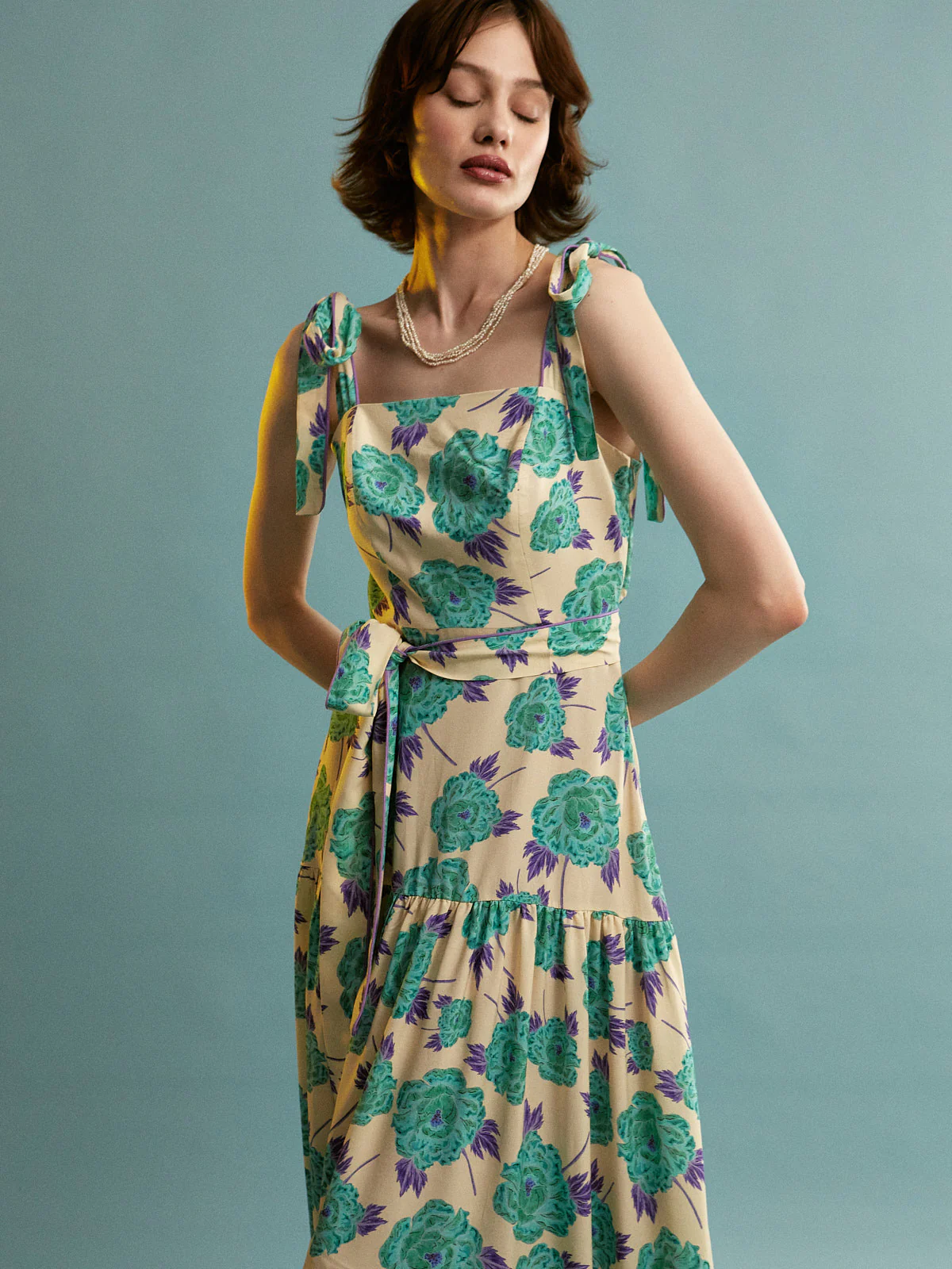 Esme viscose ruffle dress - Image 3
