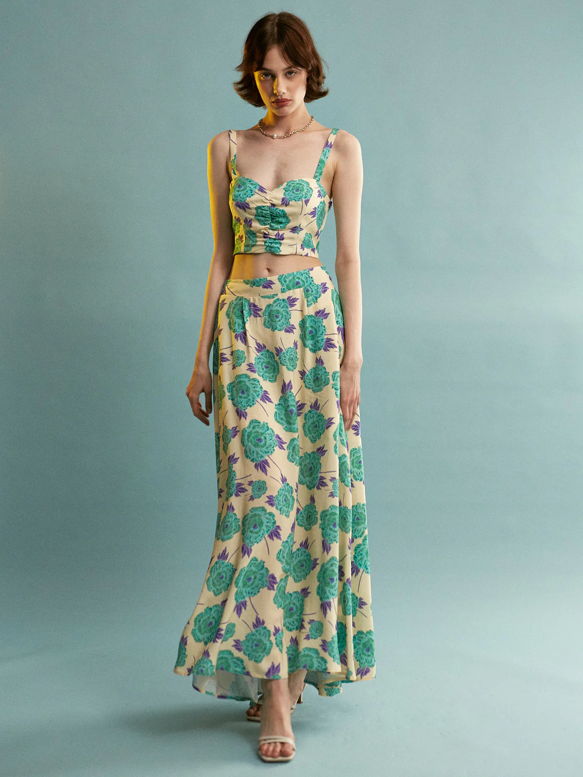 Esme viscose wide skirt - Image 2