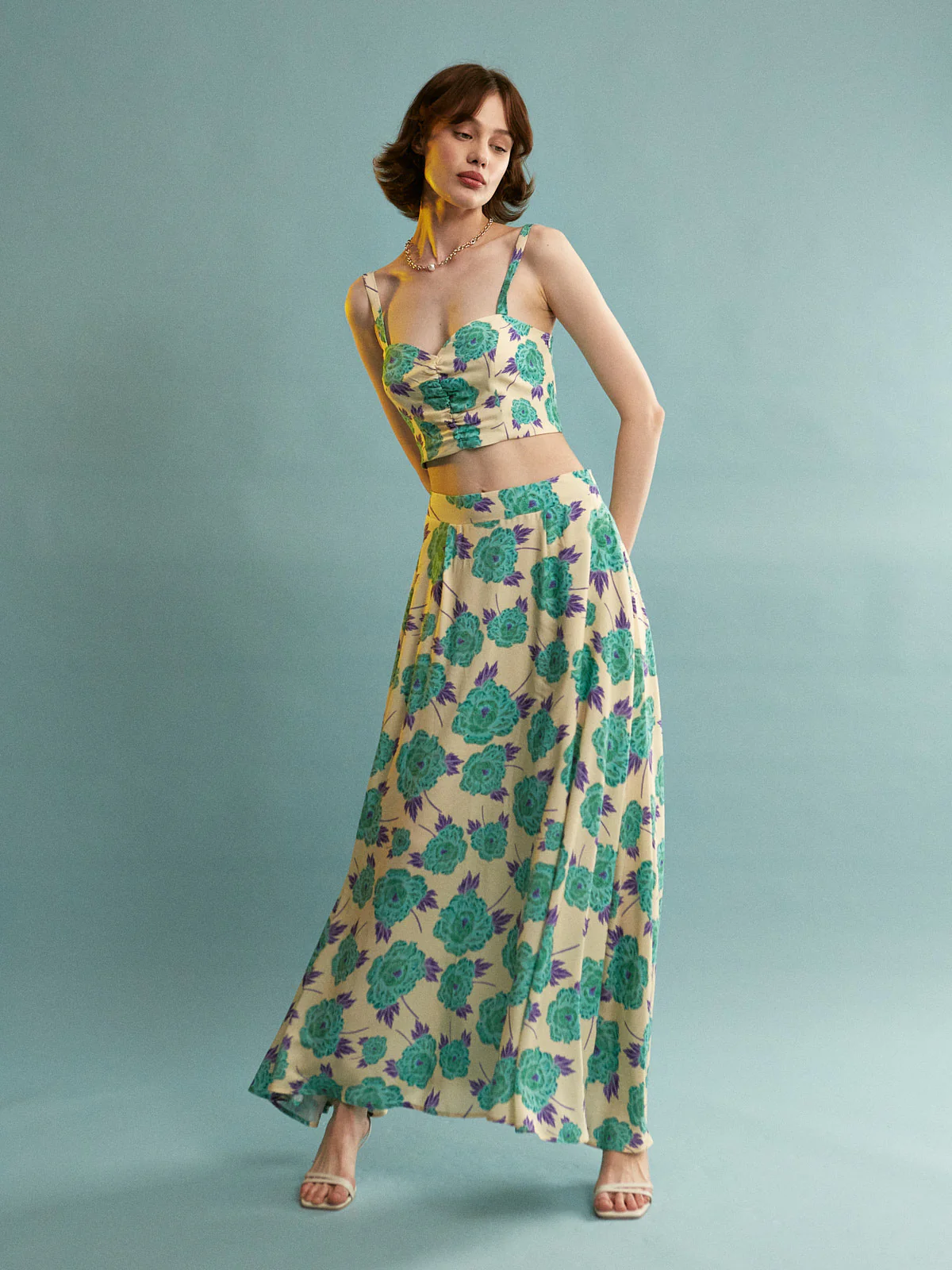 Esme viscose wide skirt - Image 3