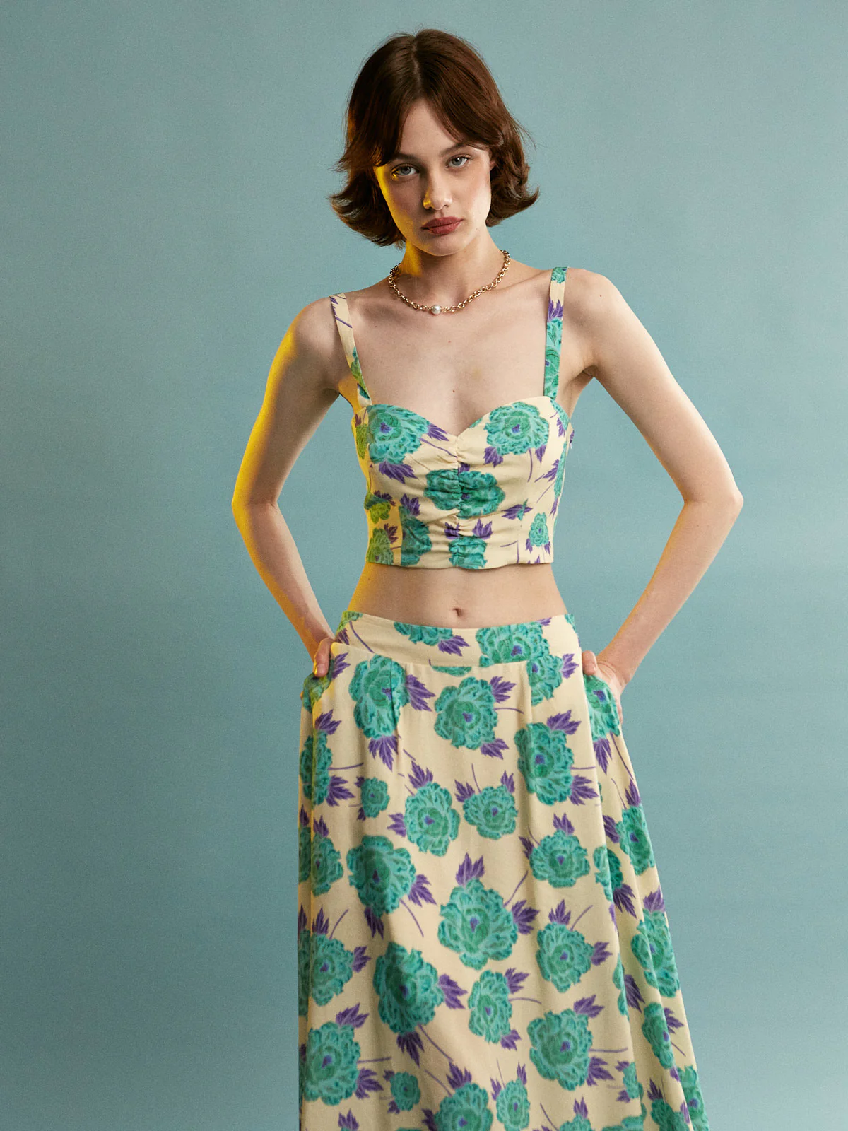 Esme viscose wide skirt - Image 5