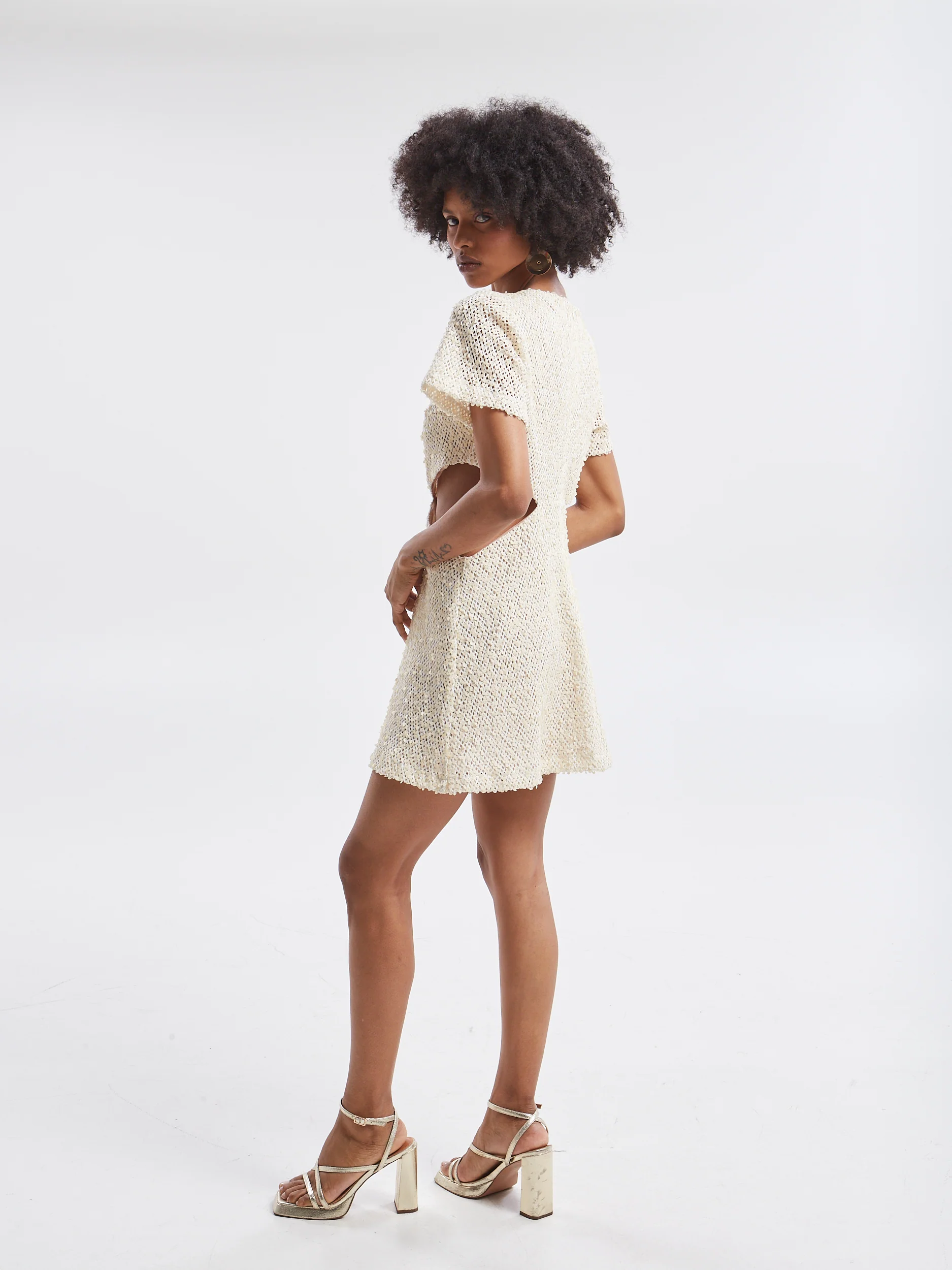 Estelle sequin cut out dress - Image 2